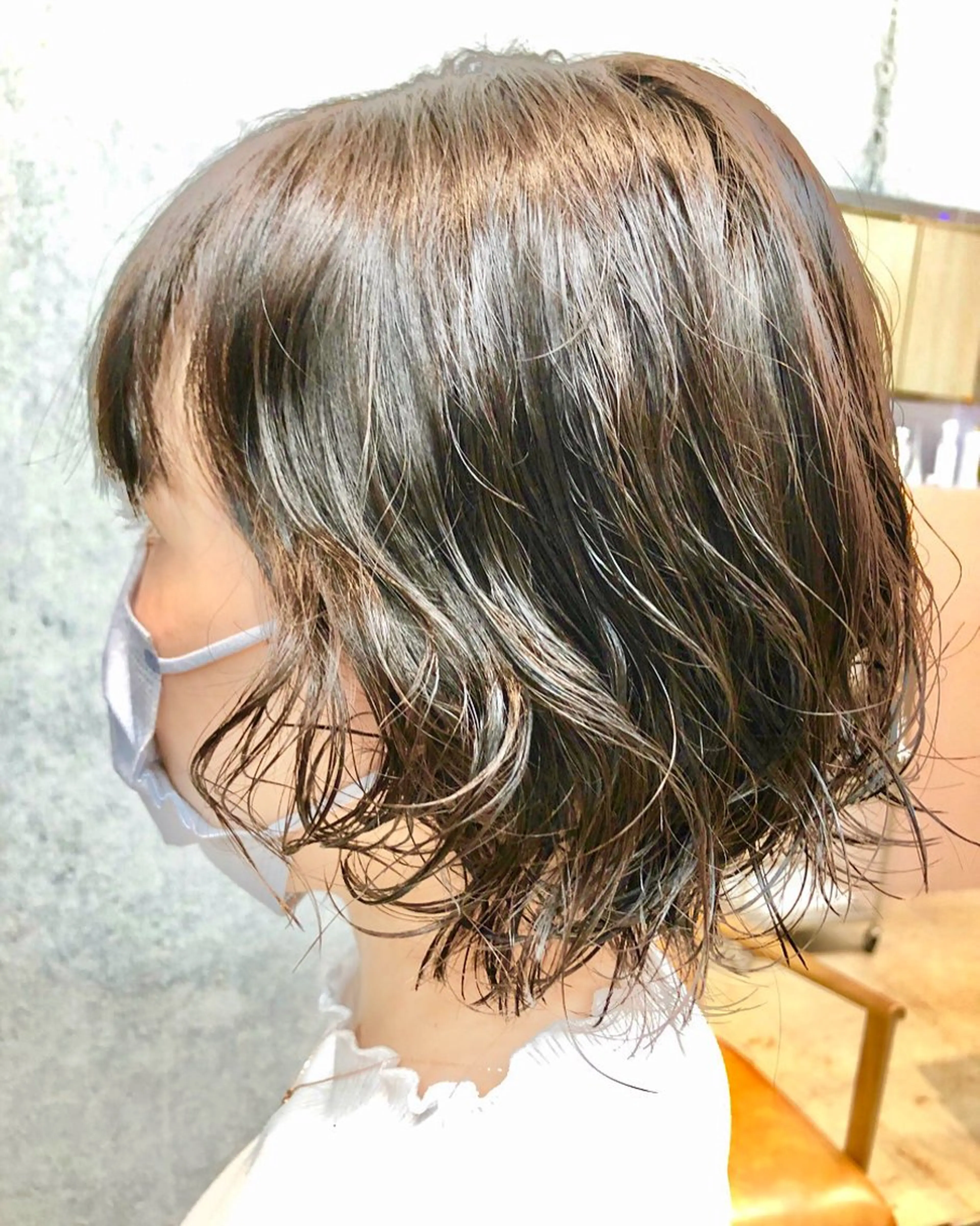 ミディアム パーマ 💠西山 果琳💠のマツエク・マツパデザイン