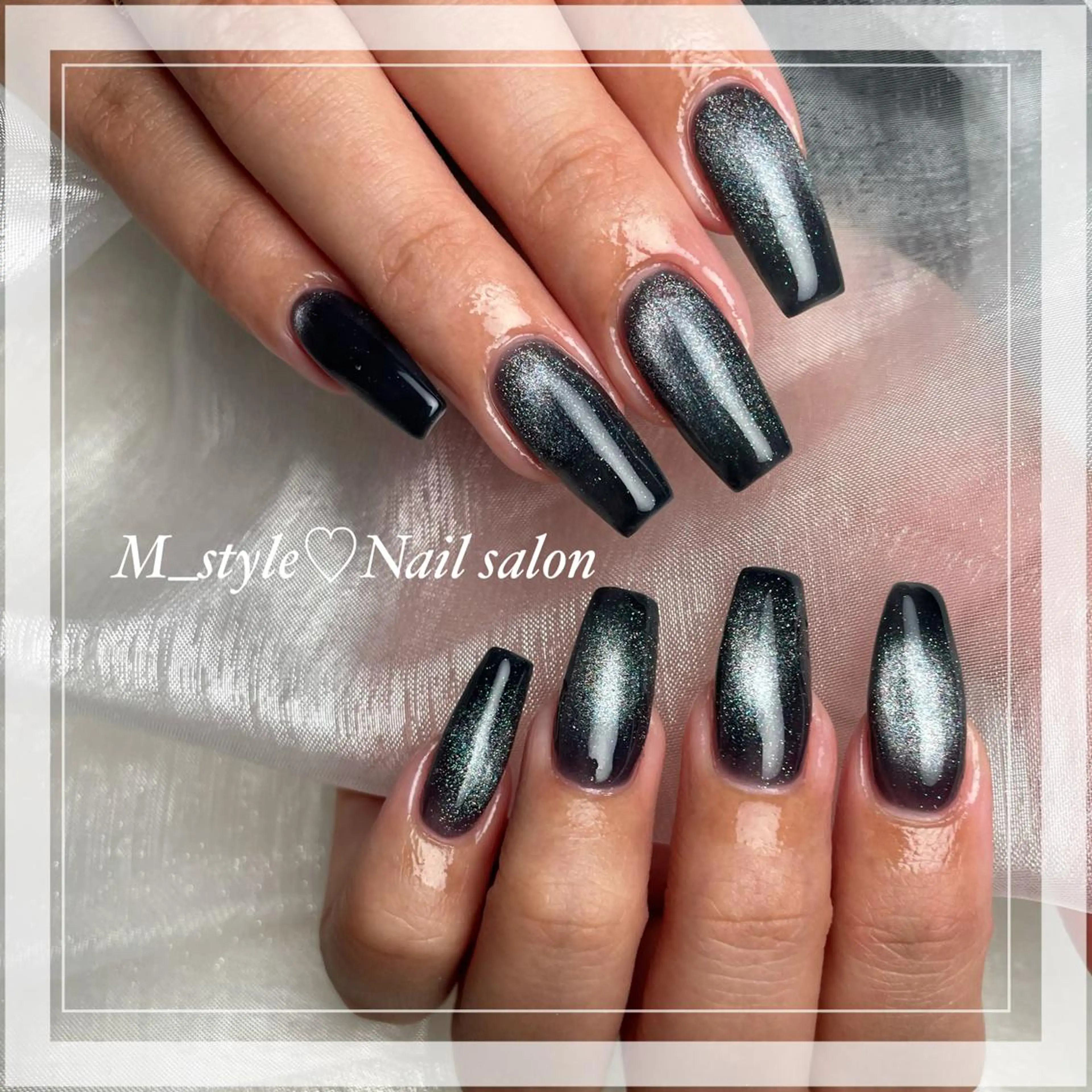 セミロング ネイル 下妻市ﾈｲﾙｻﾛﾝ M_styleのネイルデザイン