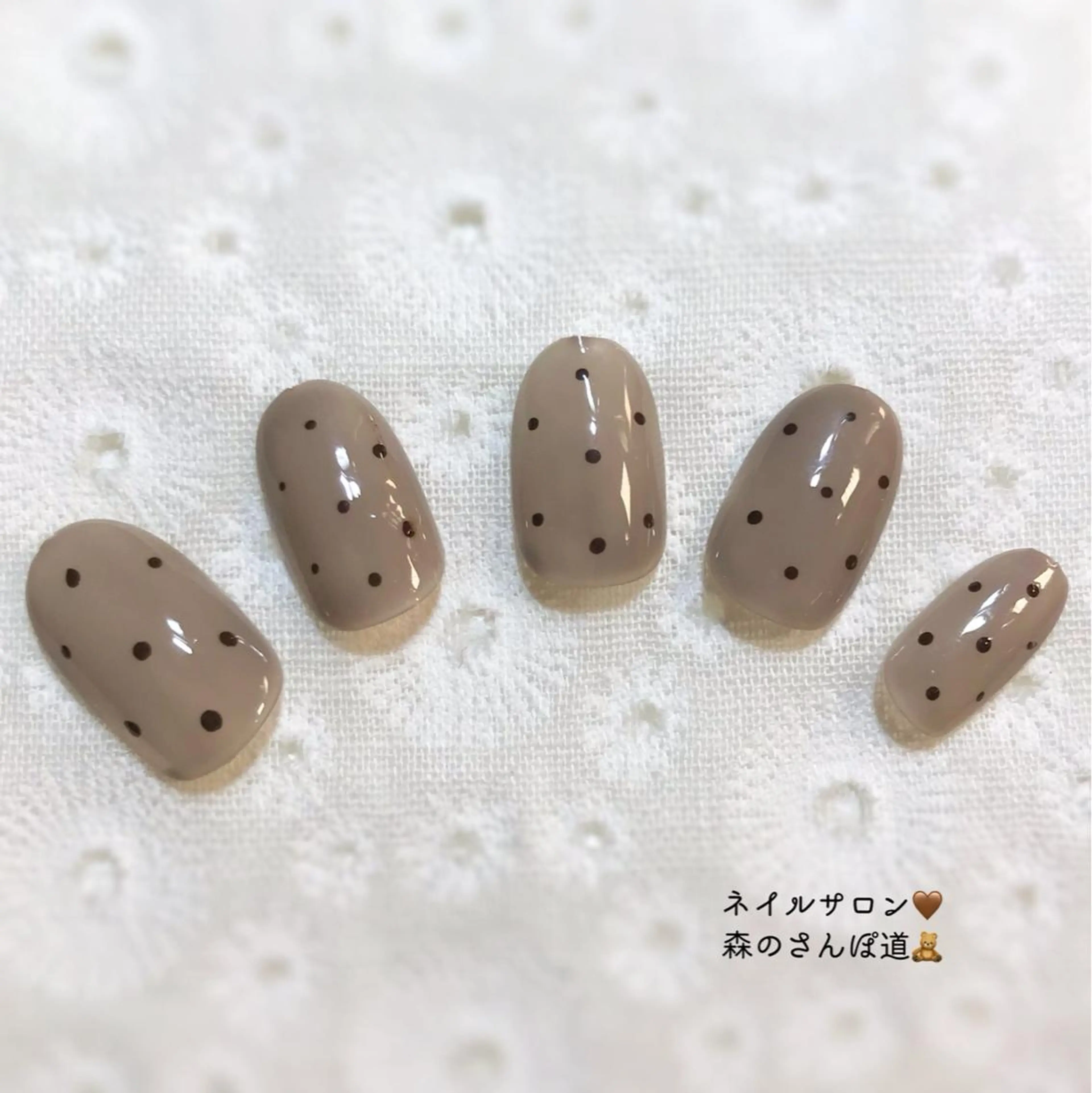 ネイル アートネイル ハンドネイル 森のさんぽ道所属・ショートネイル 森のさんぽ道のネイルデザイン