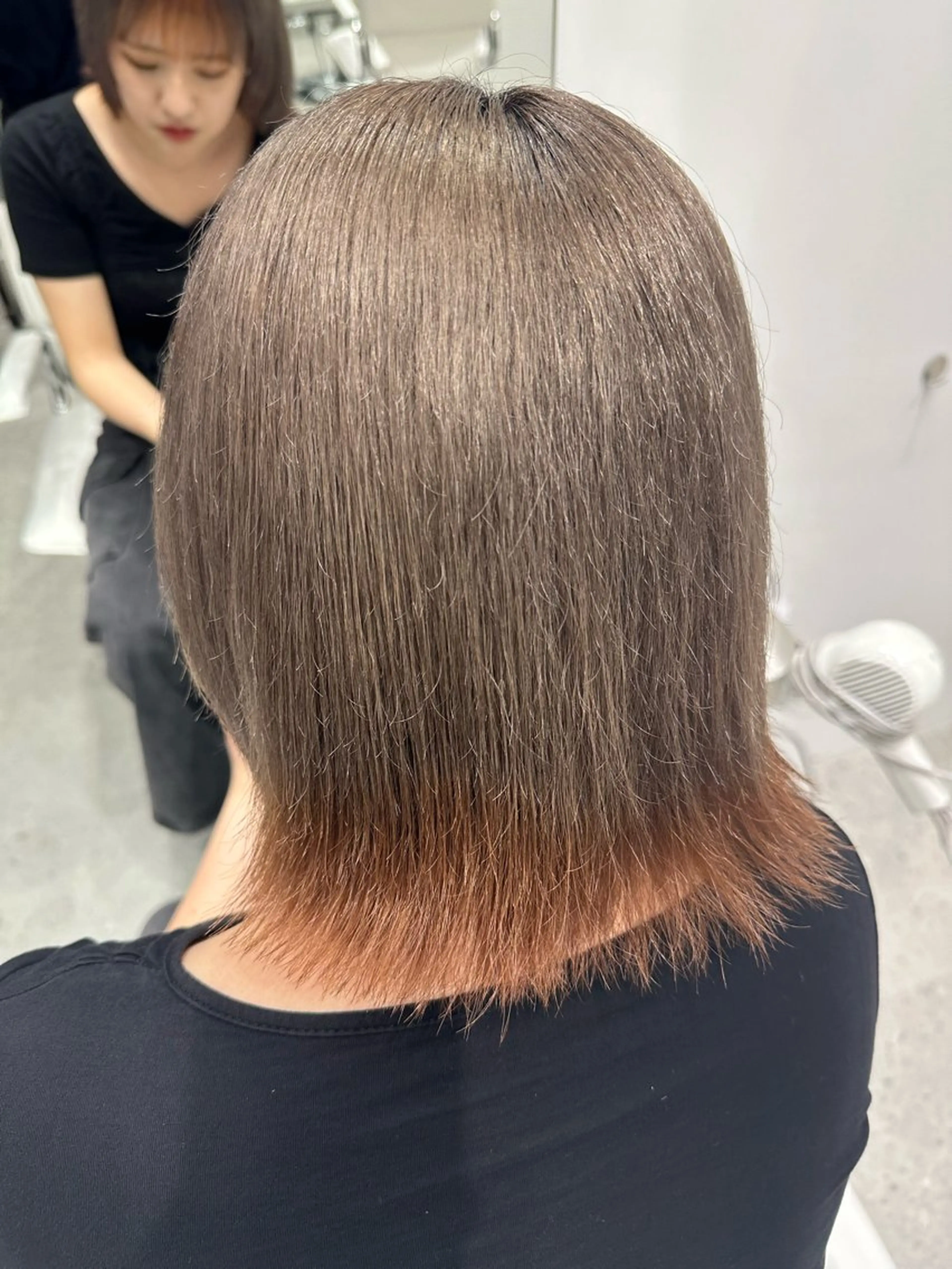 カラー ブラウンカラー オレンジ AIKA🤍 カットモデル募集🫧のヘアスタイル
