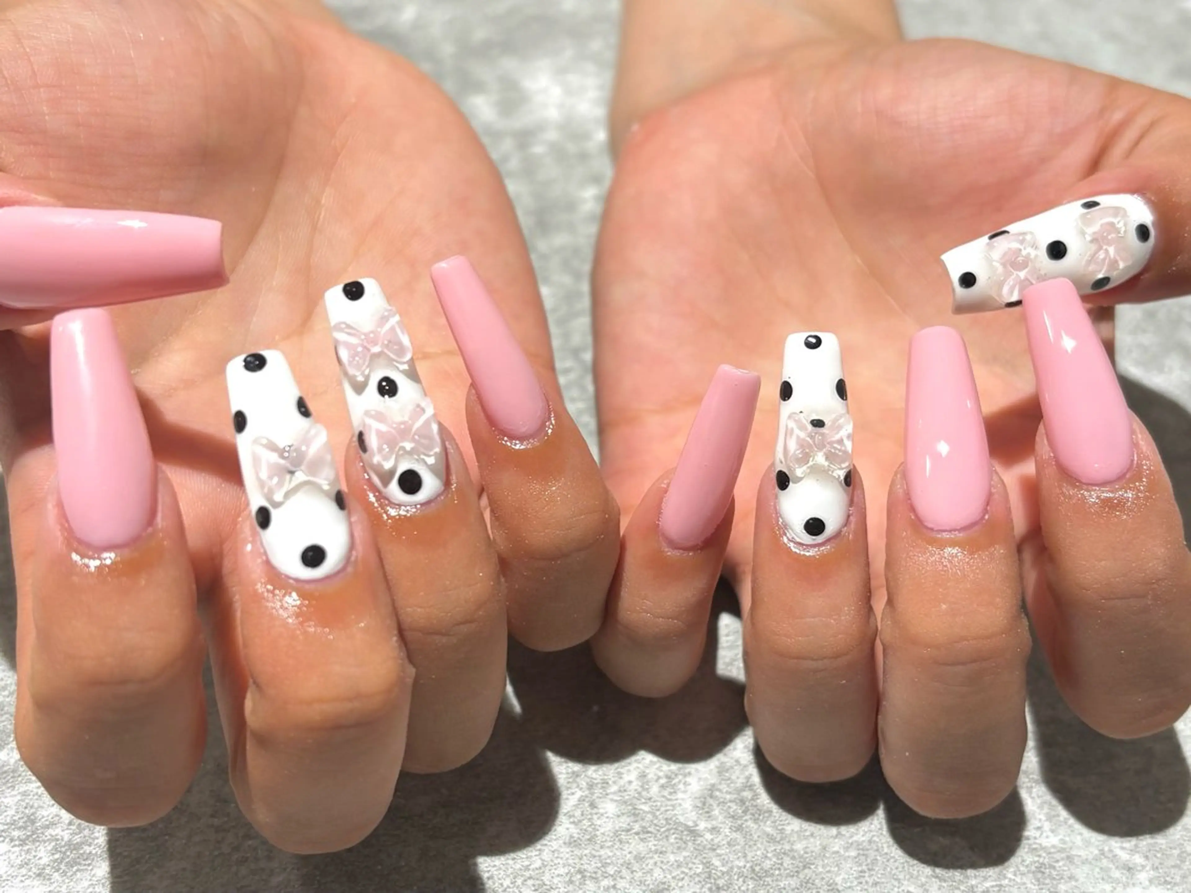 ネイル 長さ出し 持ち込み ハンドネイル Nail Ann所属・寺尾 花鈴のネイルデザイン