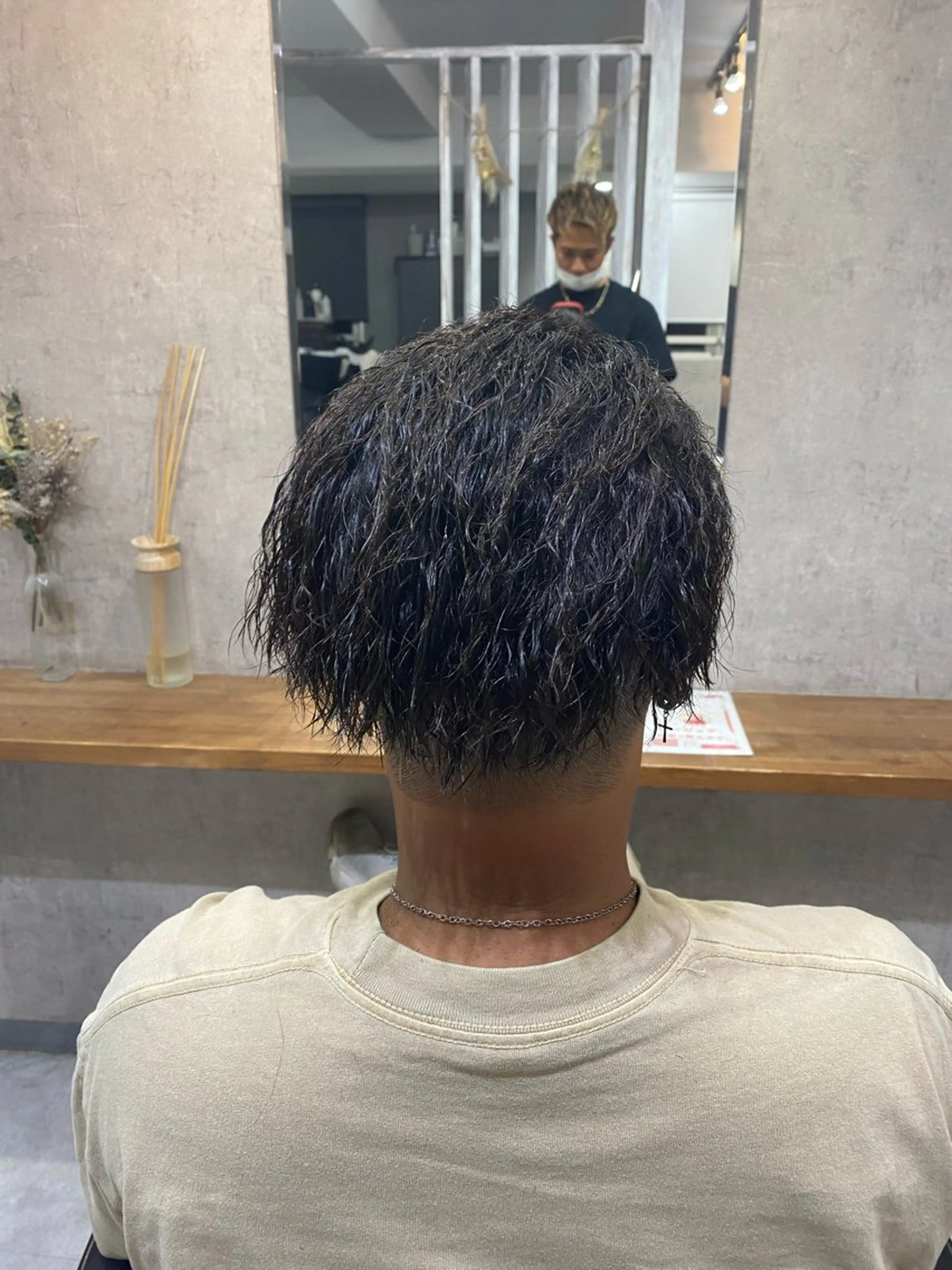 ミディアム パーマ メンズ カット パーマ 🐉『メンズ美容師』 吉田龍星🐉のヘアスタイル