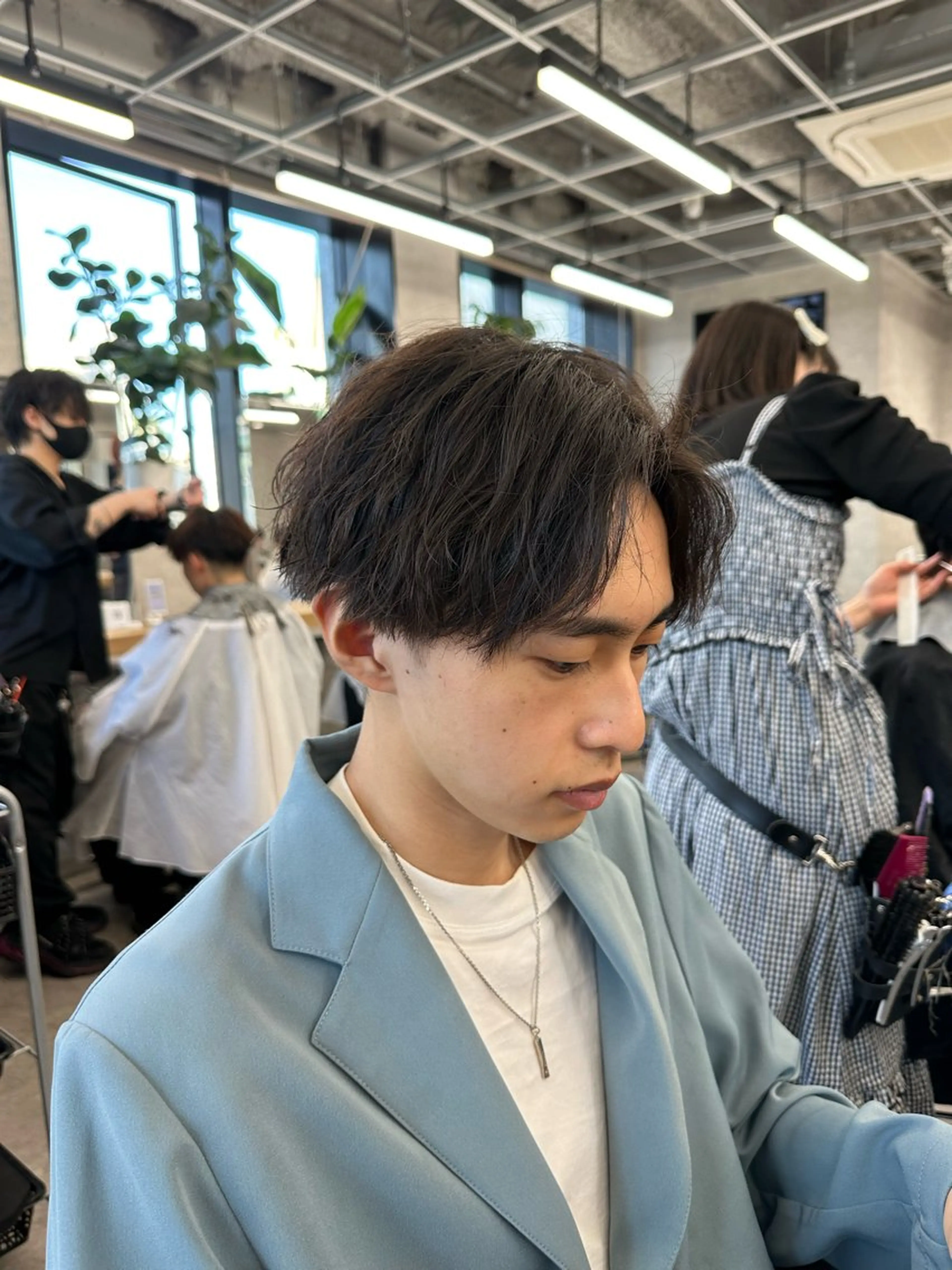 ショート パーマ メンズ カット パーマ 【メンズ特化】 サエキカズマのヘアスタイル