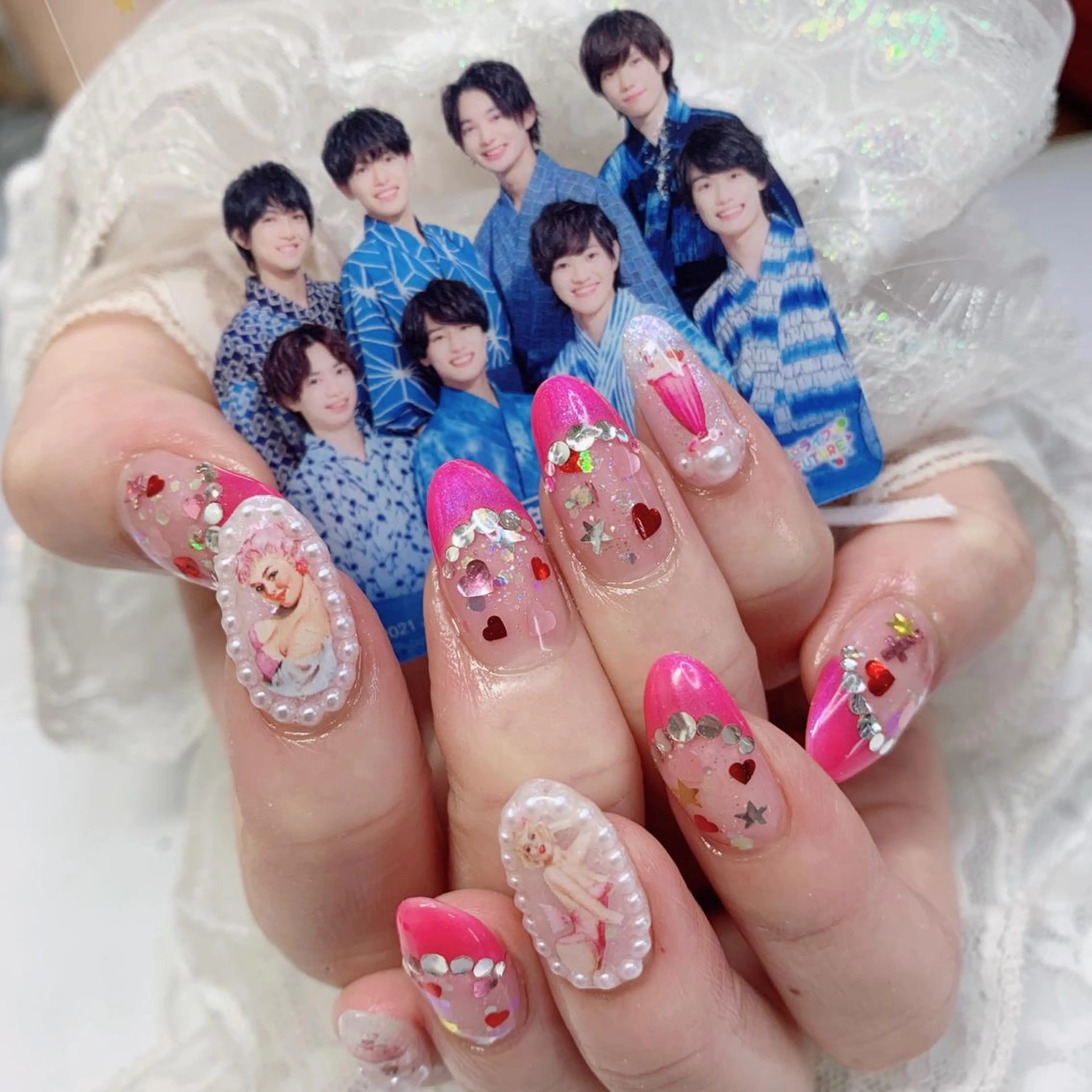 ネイル ハンドネイル La neige* yuki 🥯🍑のネイルデザイン