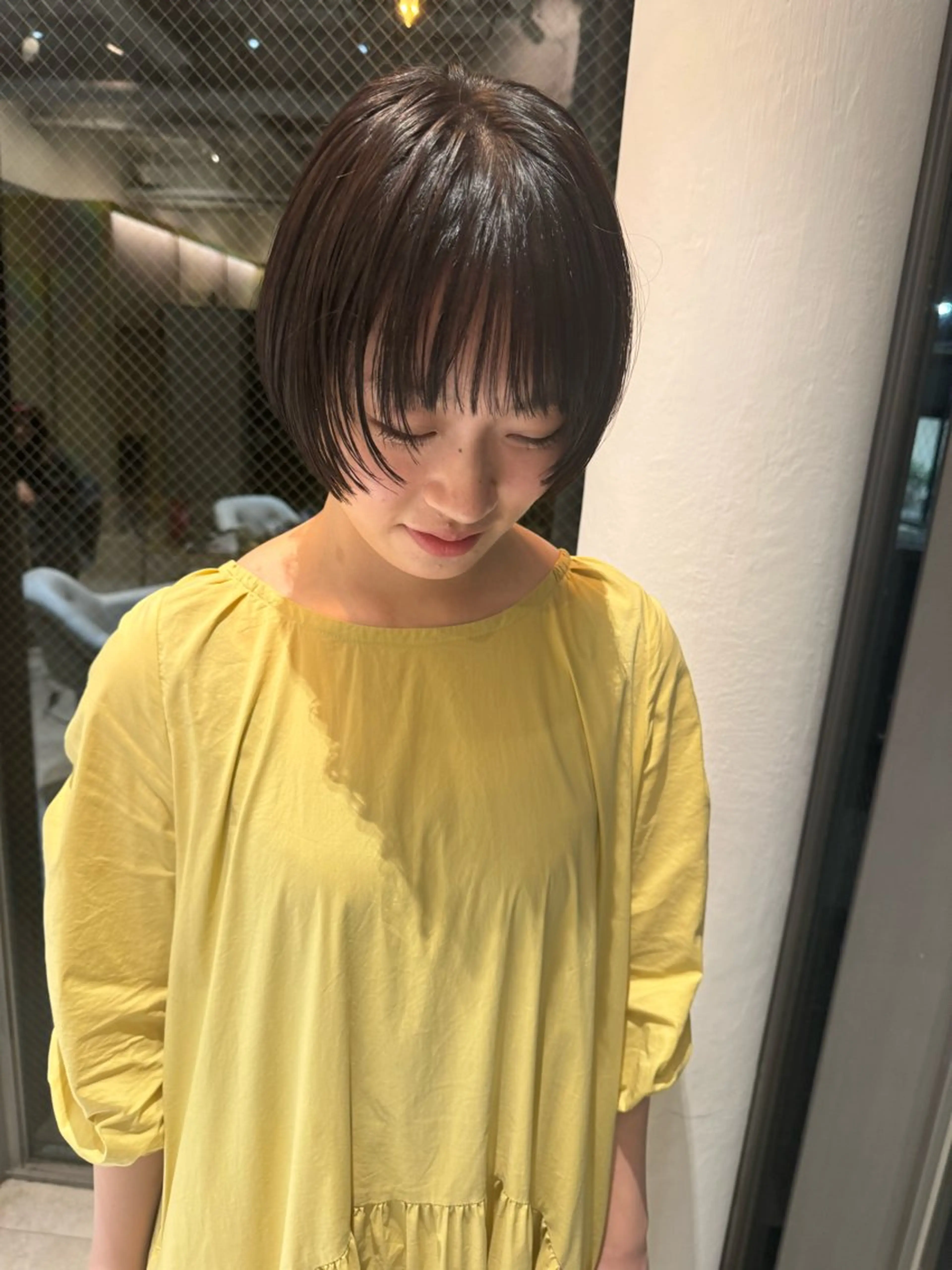 ショート カット ヘアカラー M.SLASH表参道所属・🩵垢抜けボブ /ミニボブ🩵しおのヘアスタイル