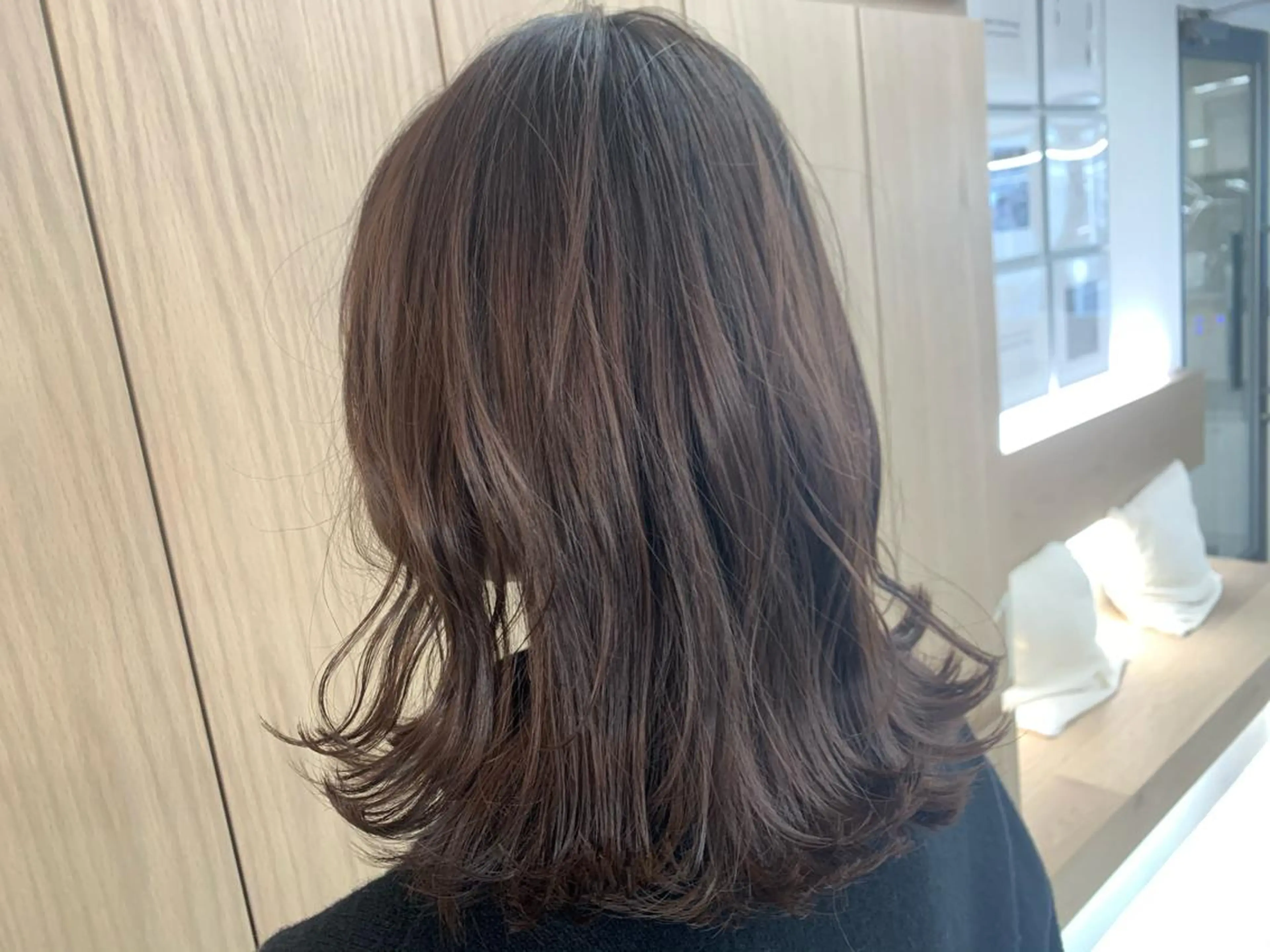 ミディアム カラー Silk-lei【銀座店】所属・銀座/美髪縮毛矯正 /髪質改善/山本翔華のヘアスタイル