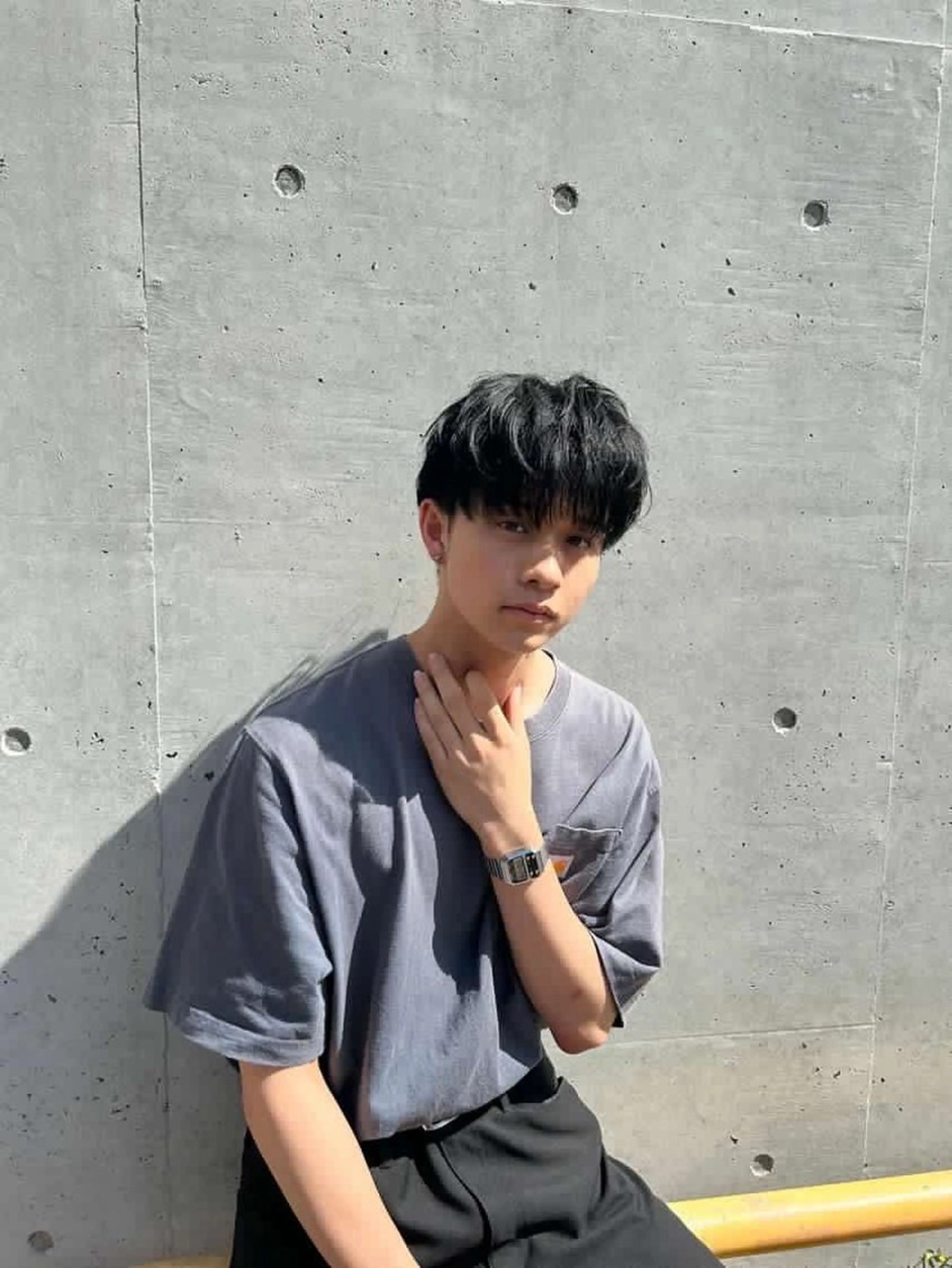 メンズ マッシュ カット メンズパーマ支配率 No.1🔥坂井那吏のヘアスタイル