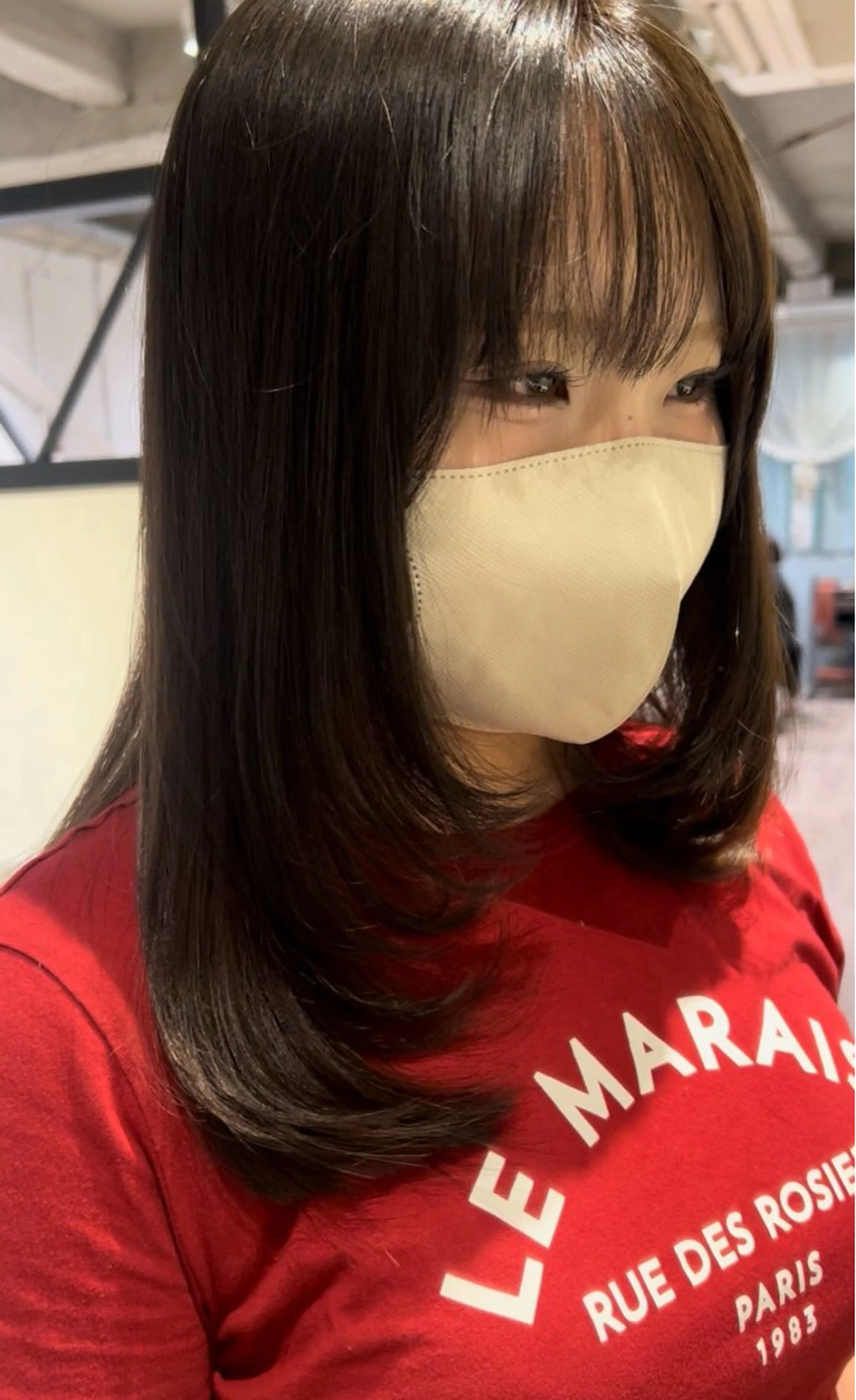 カラー ベージュカラー ブリーチ ブラウンカラー 透明感カラー グレージュ lane HAIR所属・lane HAIR 【大阪京橋】KISAのヘアスタイル