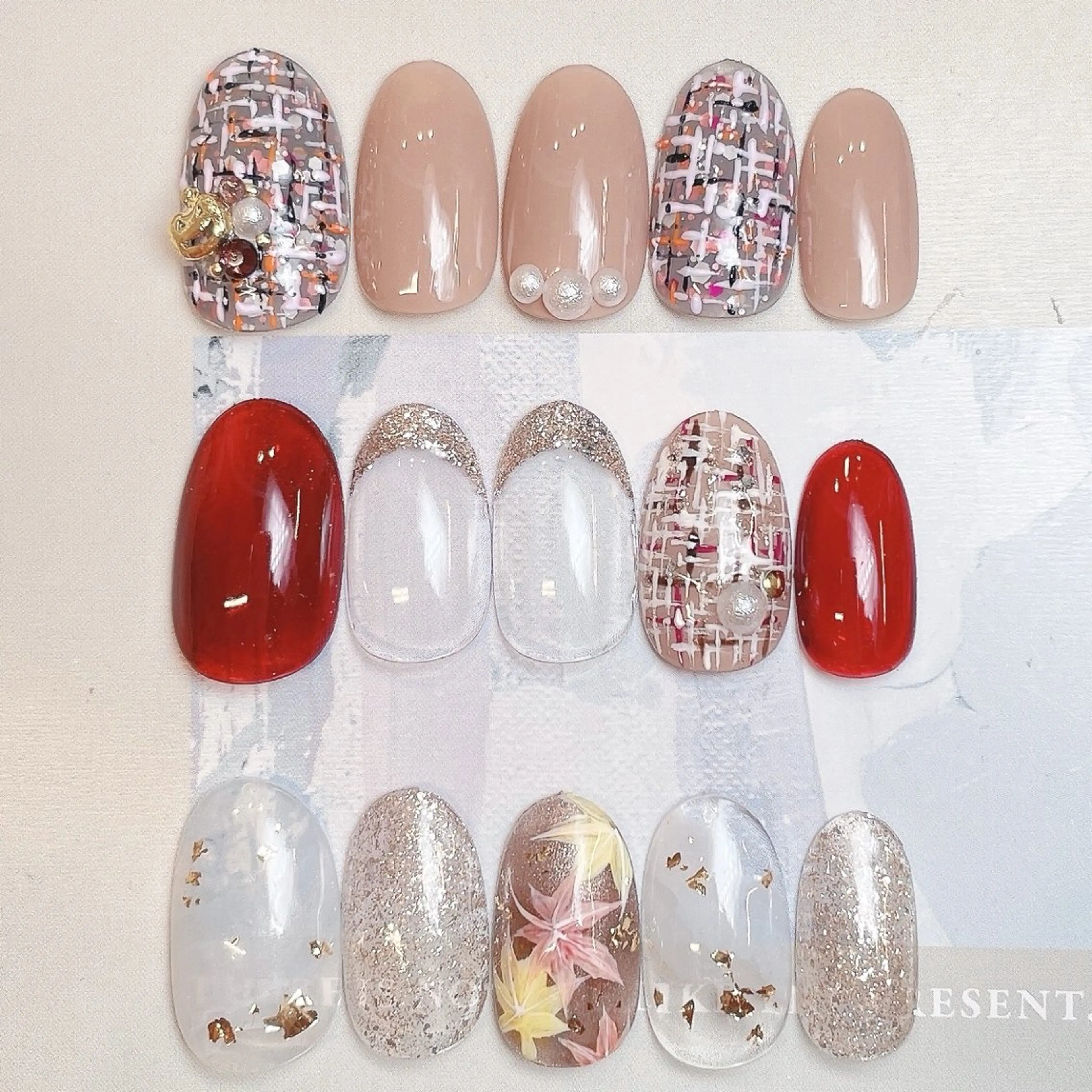 ネイル Aube Nail 佐藤のネイルデザイン