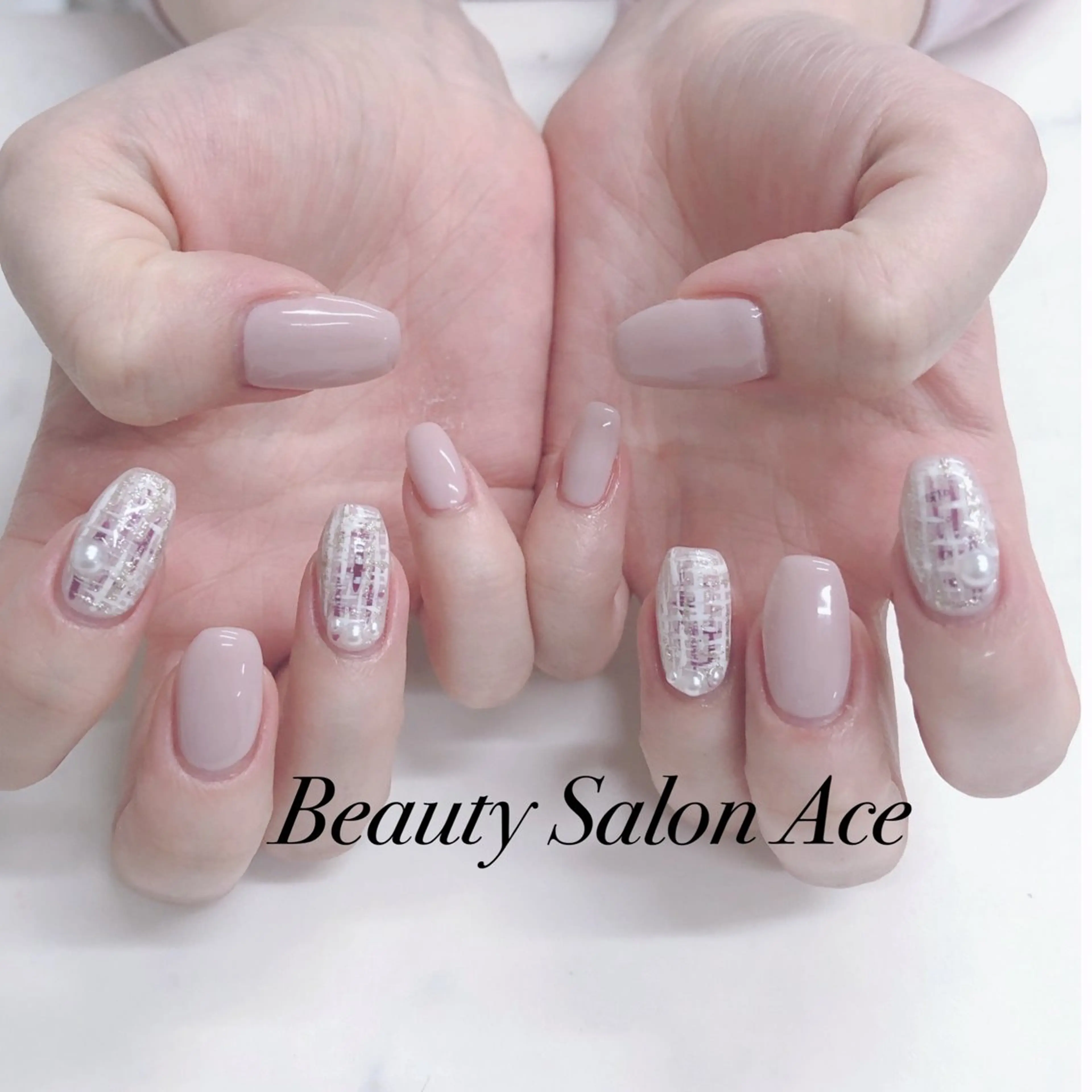 ネイル メンズネイル ハンドネイル ハンドケア Beauty Salon Ace（ネイルサロン　エース）所属・池袋フィルイン Ace♡長さだしのネイルデザイン