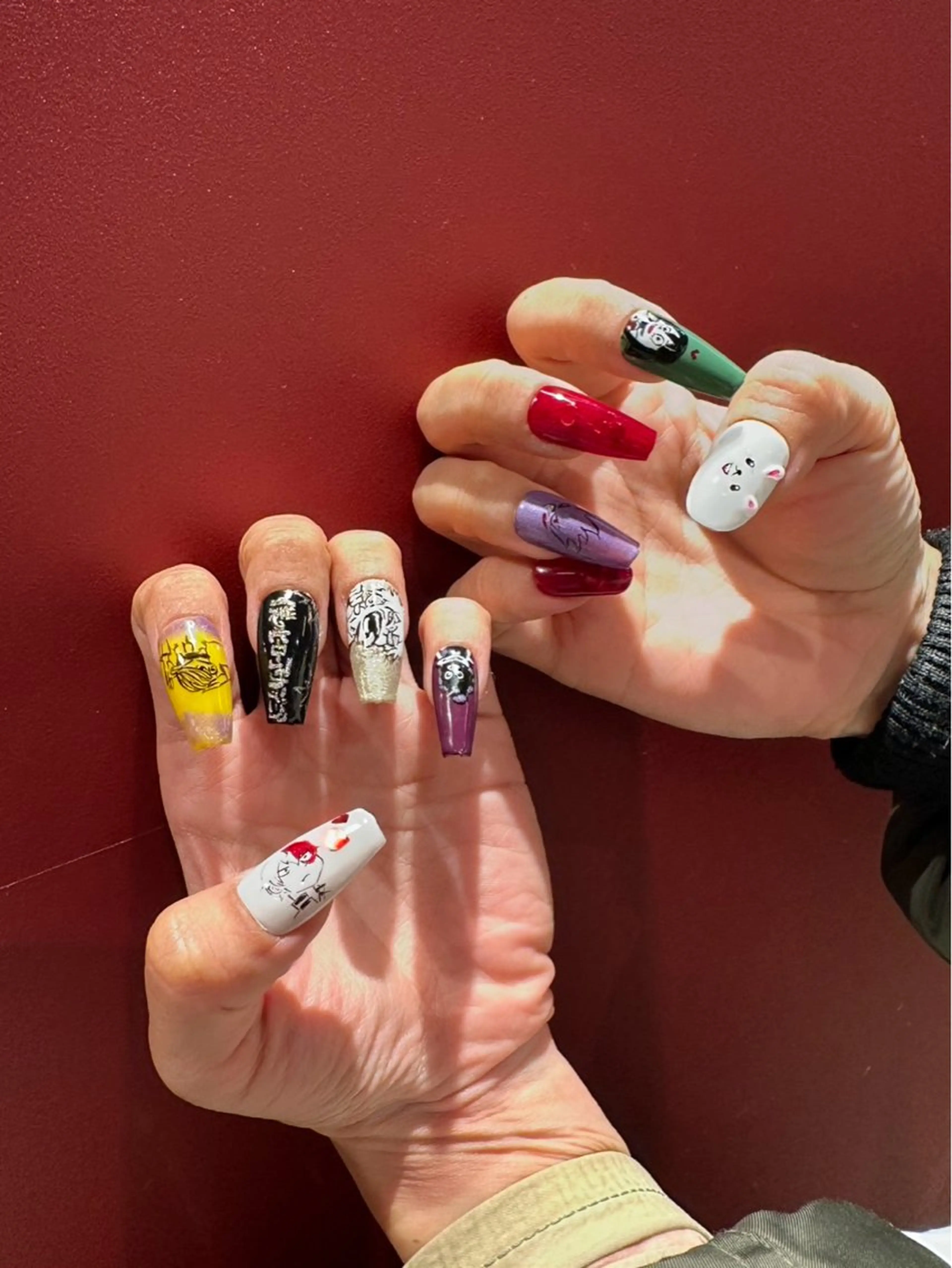 ネイル 隅田 花のネイルデザイン