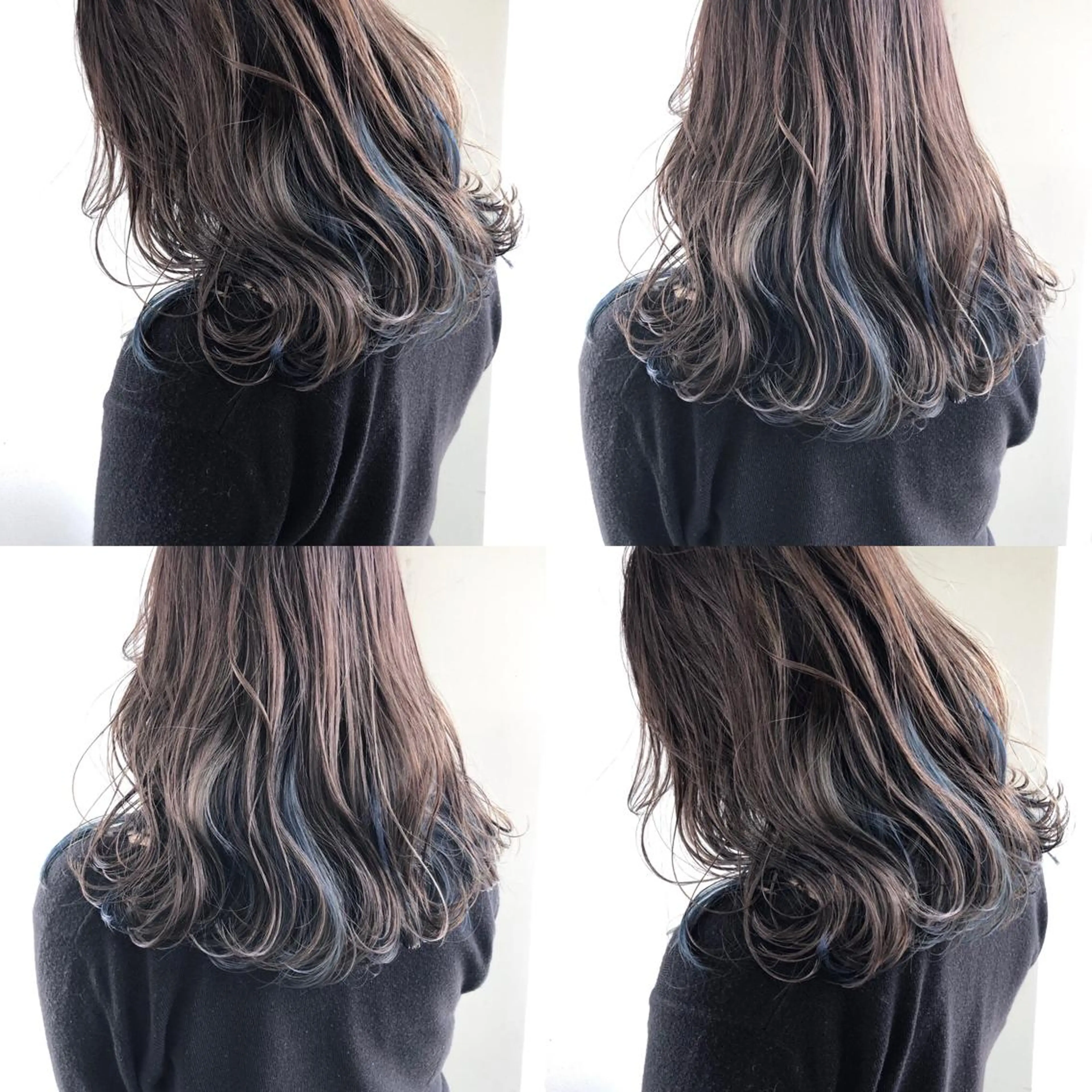 セミロング アッシュ 小澤大輔 YOLO hairのヘアスタイル