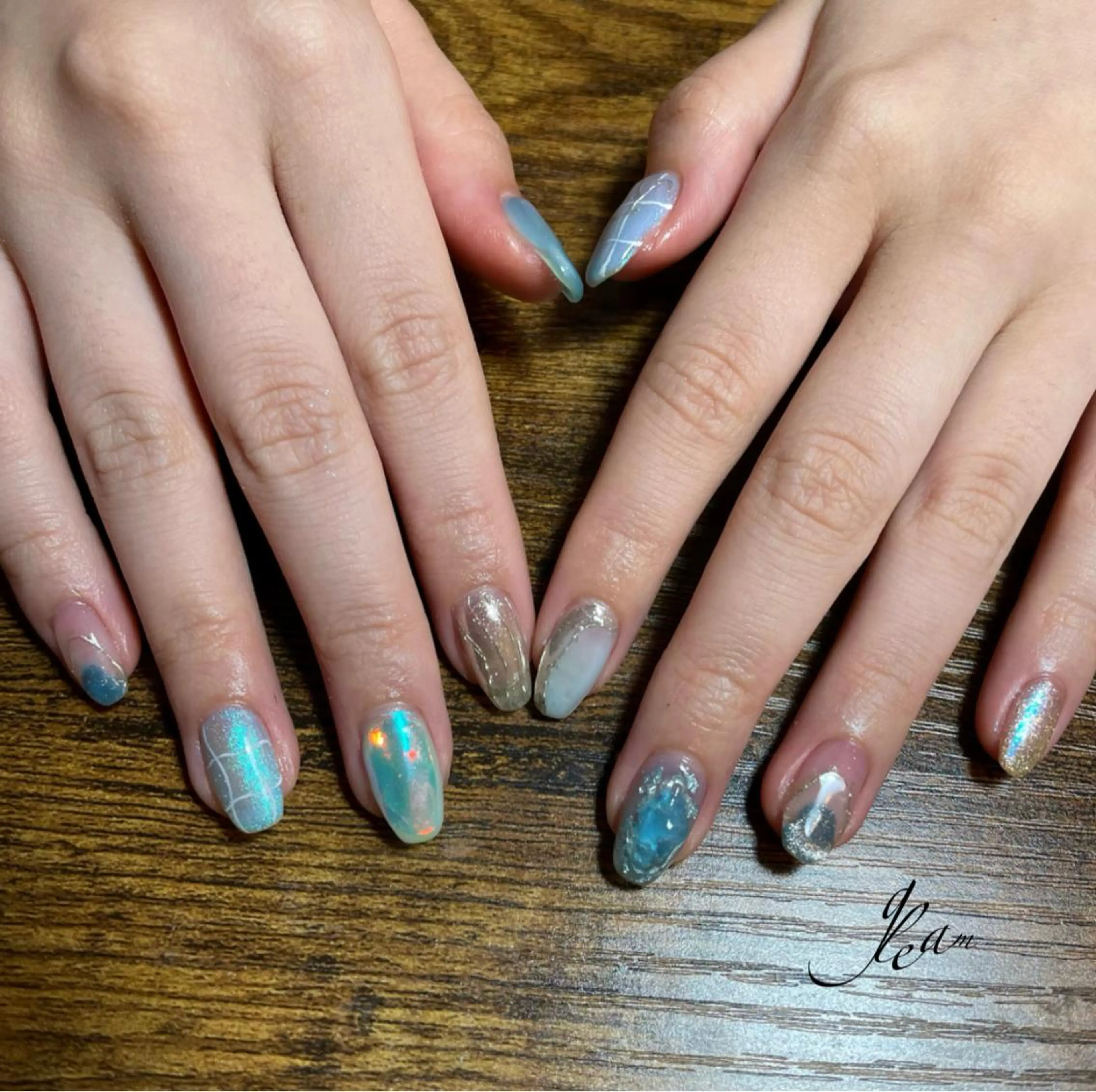 ネイル ハンドネイル gleam所属・gleam✴︎ sayakaのネイルデザイン