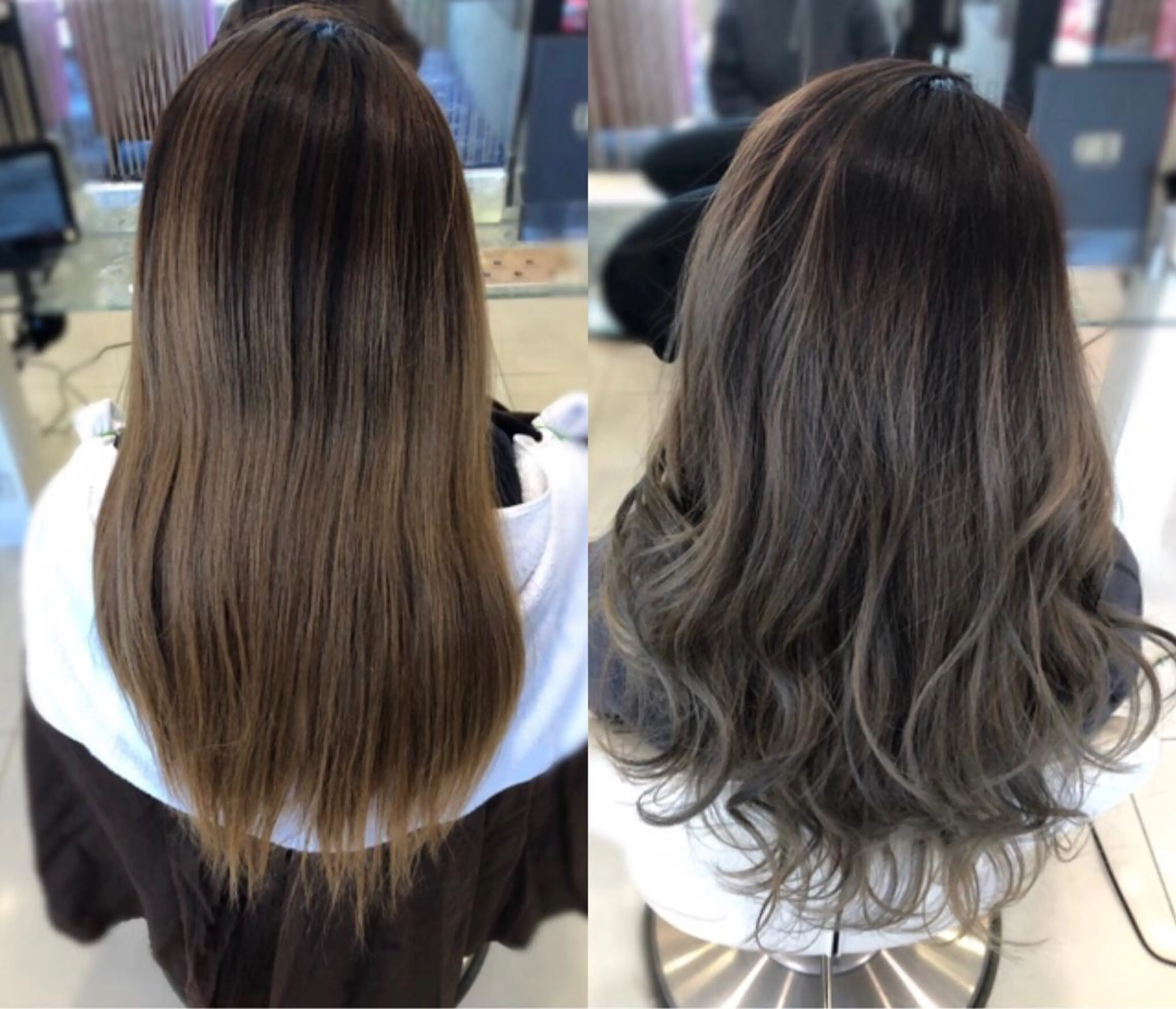 ロング アッシュ レイヤーカット i-Dear -studio Kobe-所属・横野 孝志のヘアスタイル