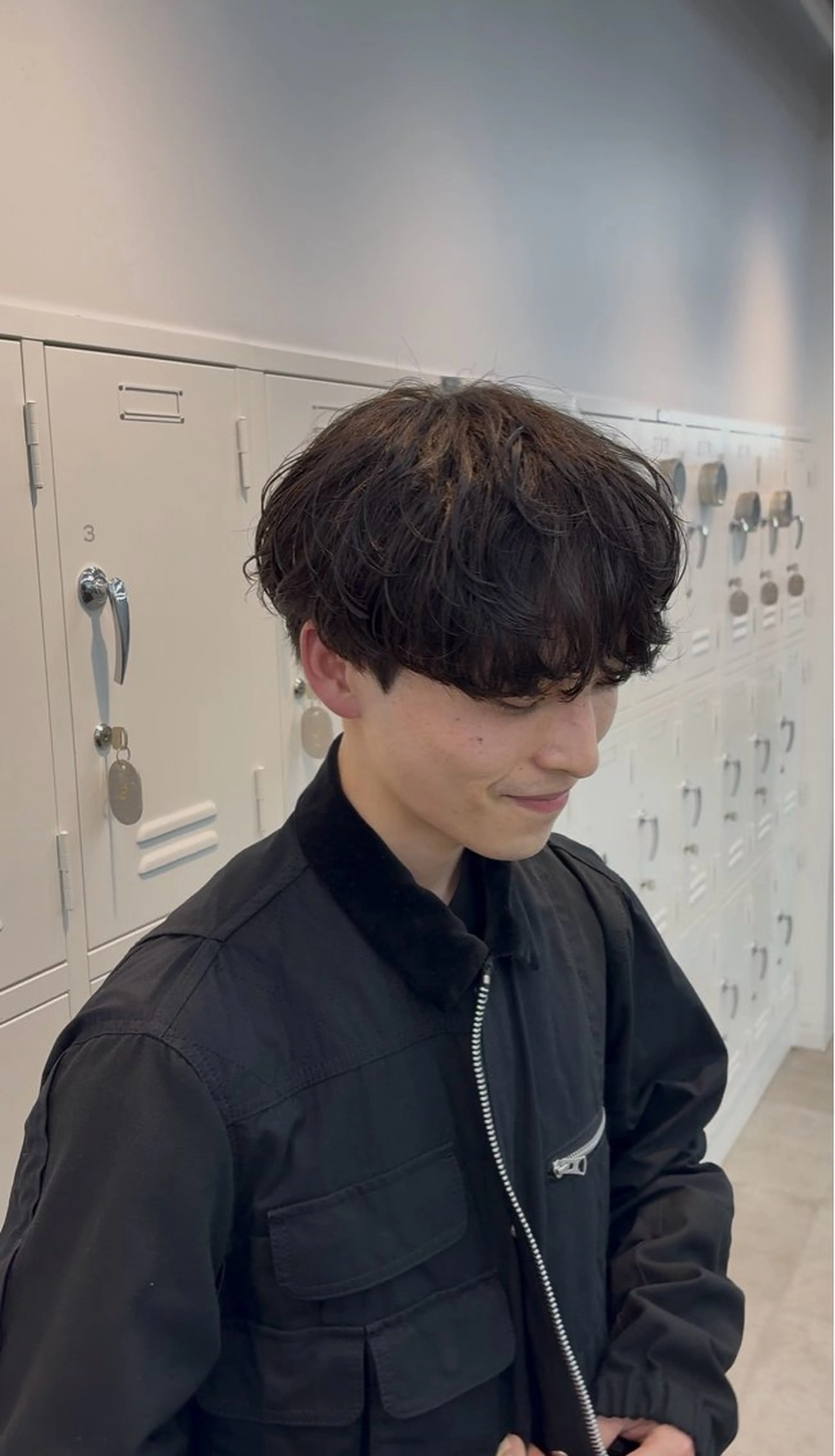 パーマ メンズ カット パーマ 🌀toa/波巻き✨ /メンズパーマ／栄のヘアスタイル