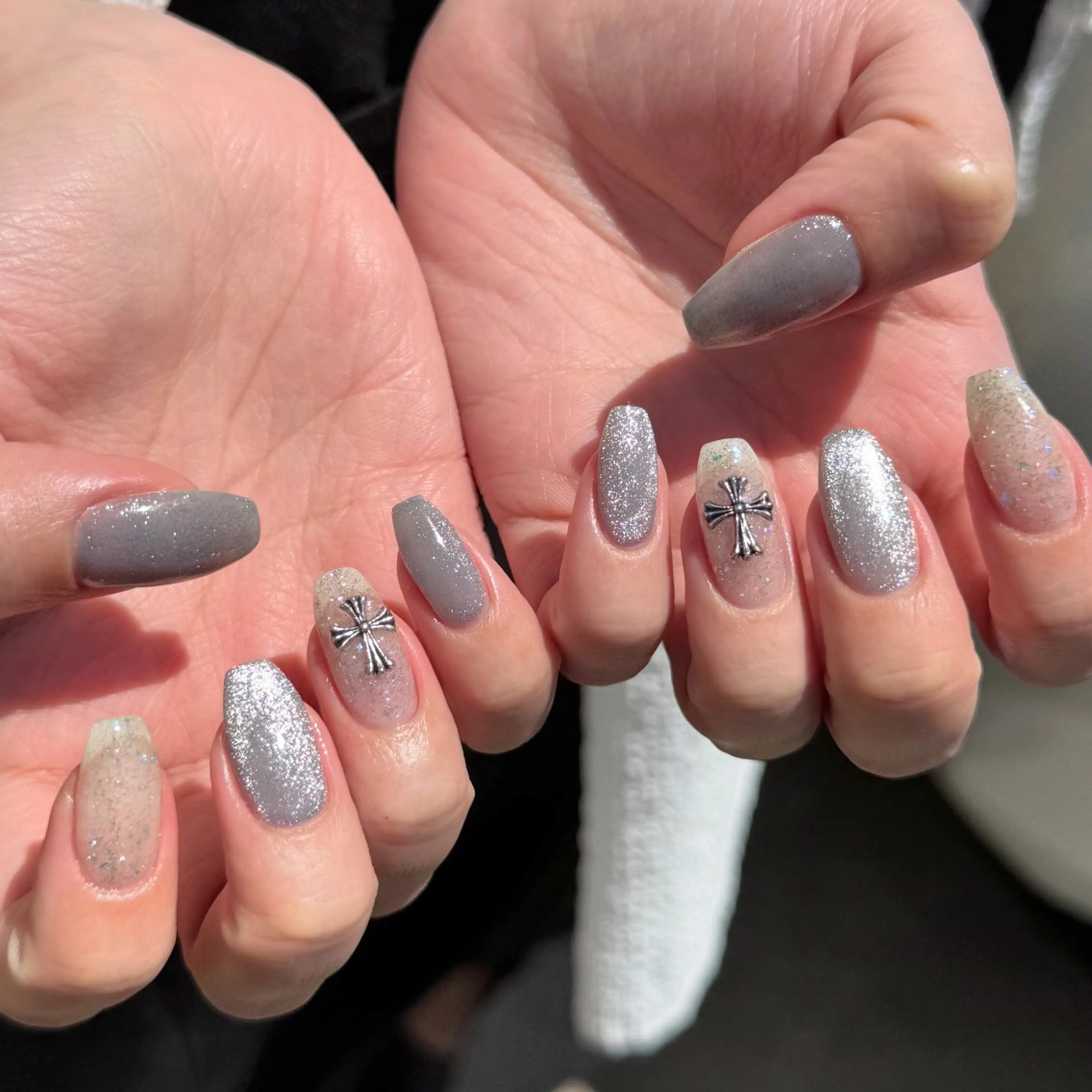 ネイル フラッシュネイル マグネットネイル 白日-hakubi nail-のネイルデザイン