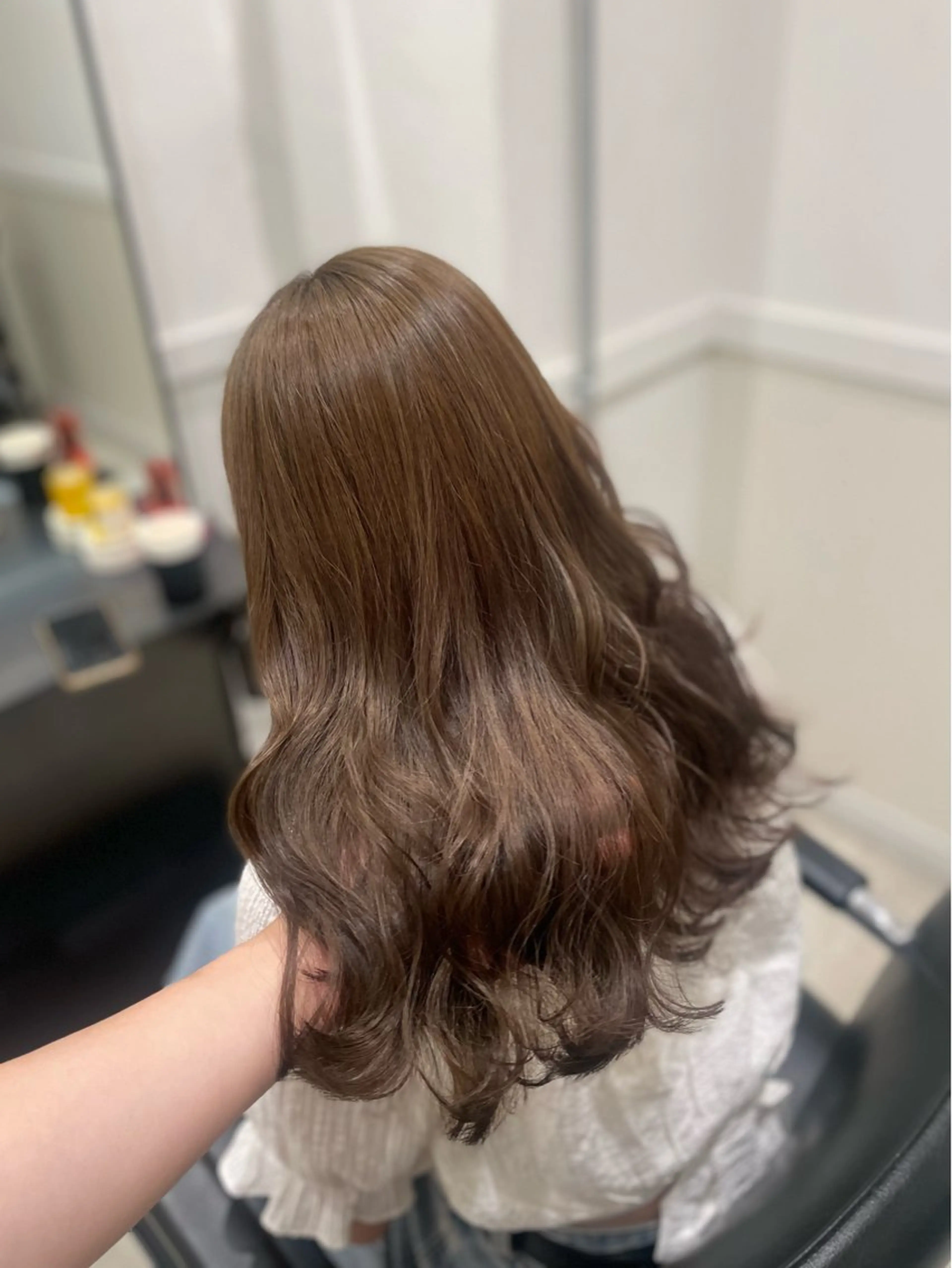 ロング ヘアカラー トリートメント ヘアセット GO TODAY SHAiR SALON所属・🤍韓国トレンド ヘア🤍miku🤍のヘアスタイル
