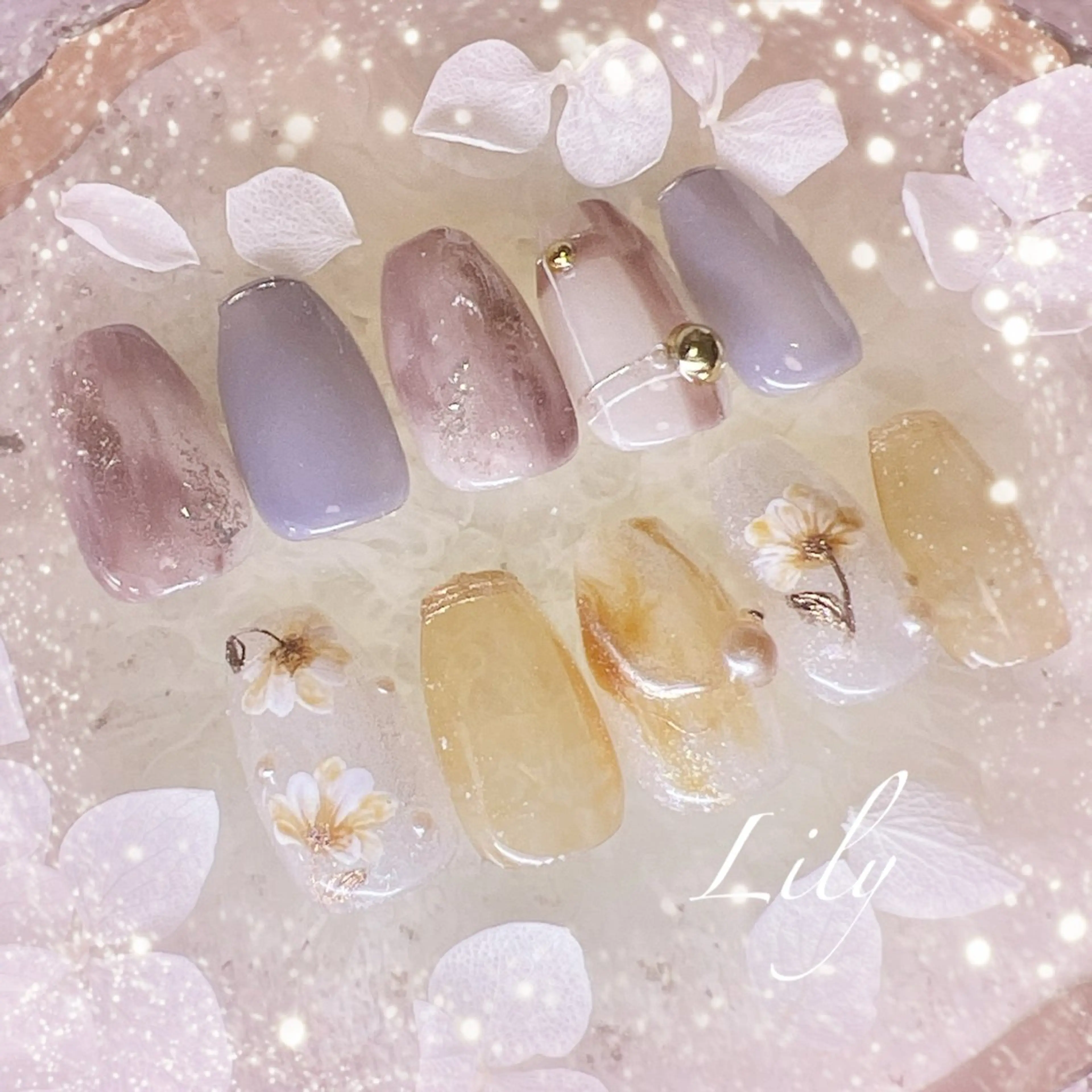【再来】定額¥9000コース(30種)新規ジェルオフ無料　※再来、他店オフ別途¥2200の写真