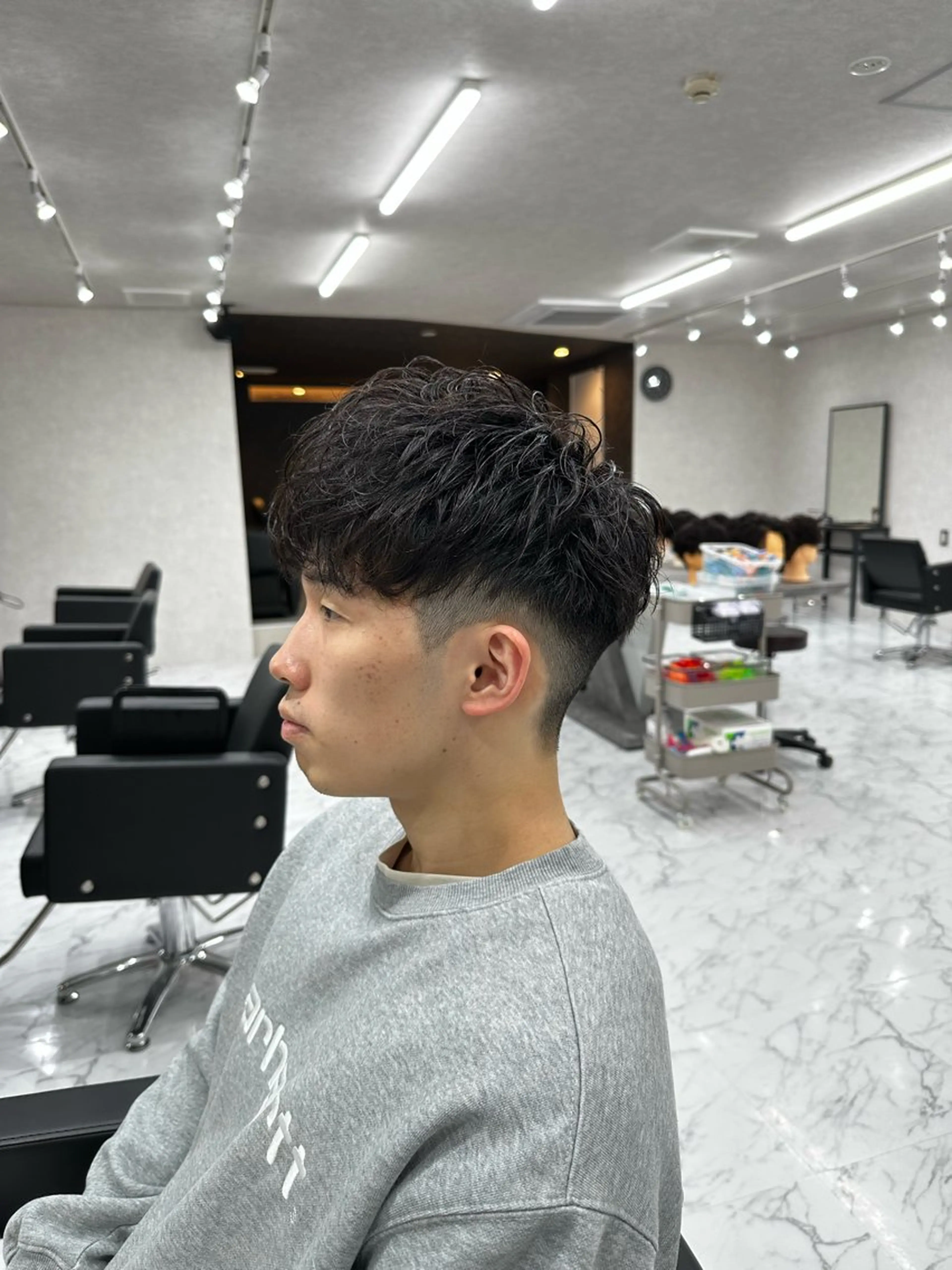 パーマ メンズ カット パーマ 🔥メンズ専門🔥 永長　涼のヘアスタイル