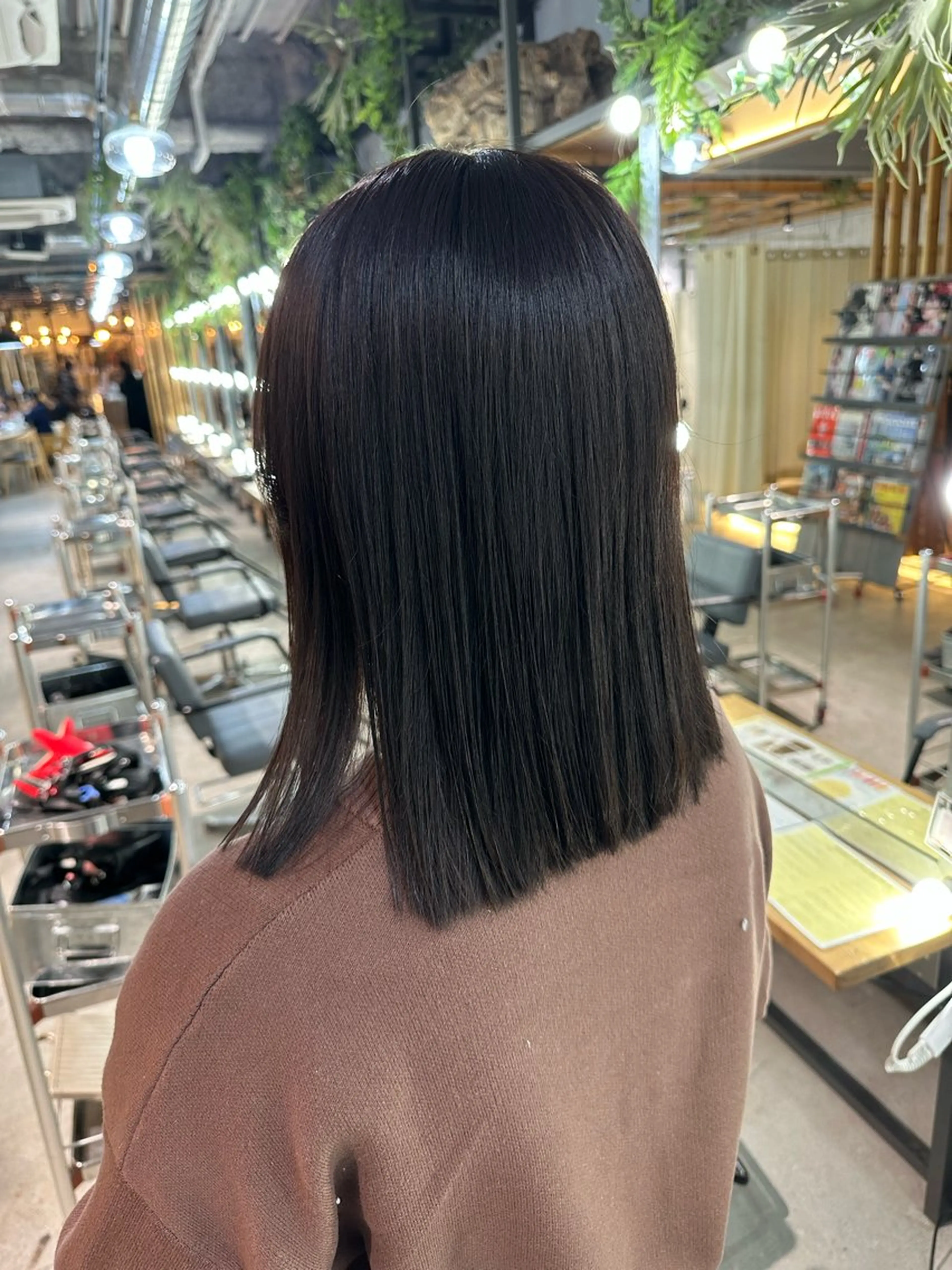 ミディアム カラー 髪質改善 溜 一太のヘアスタイル