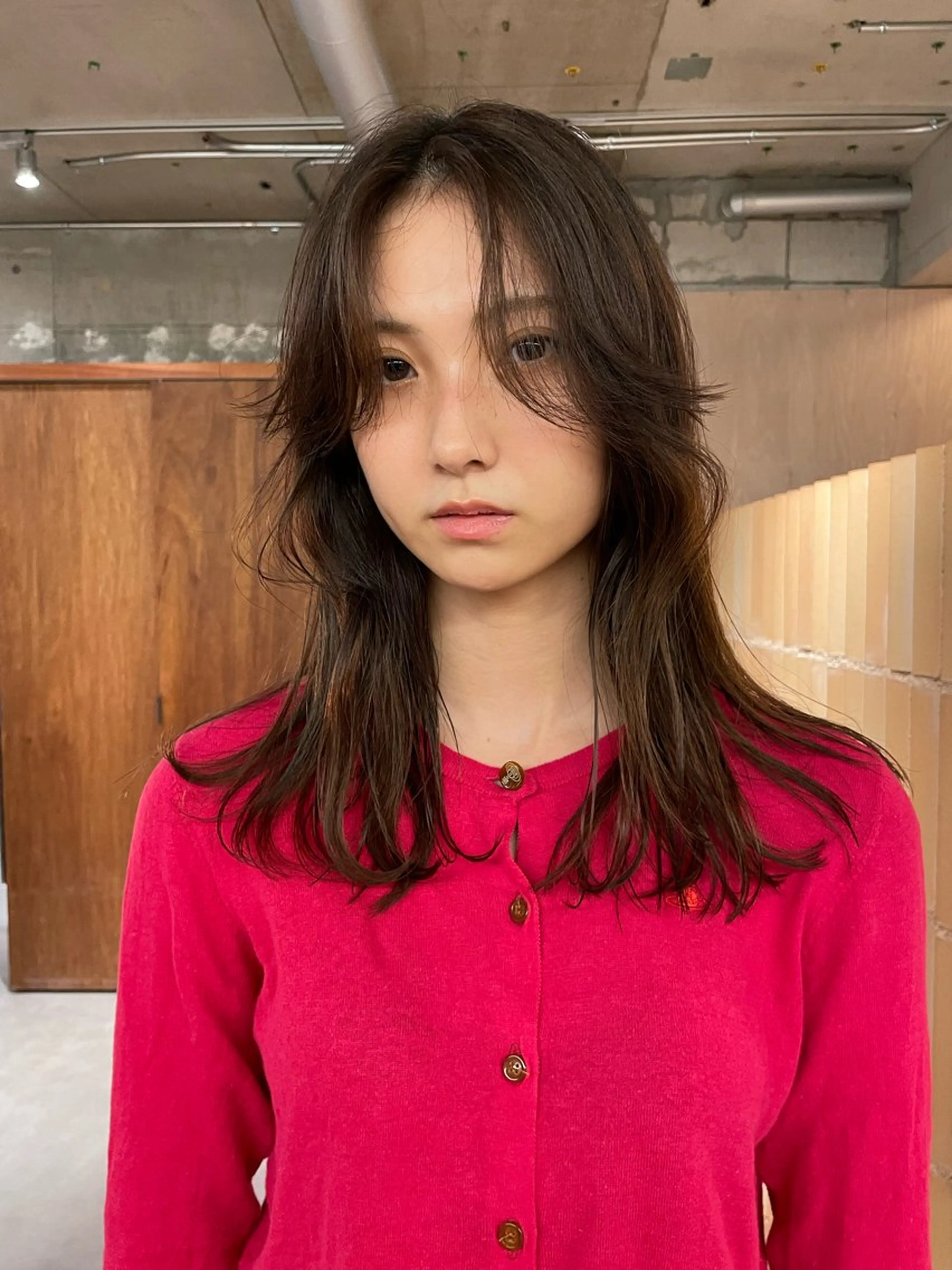 セミロング レイヤーカット 森田 博樹のヘアスタイル