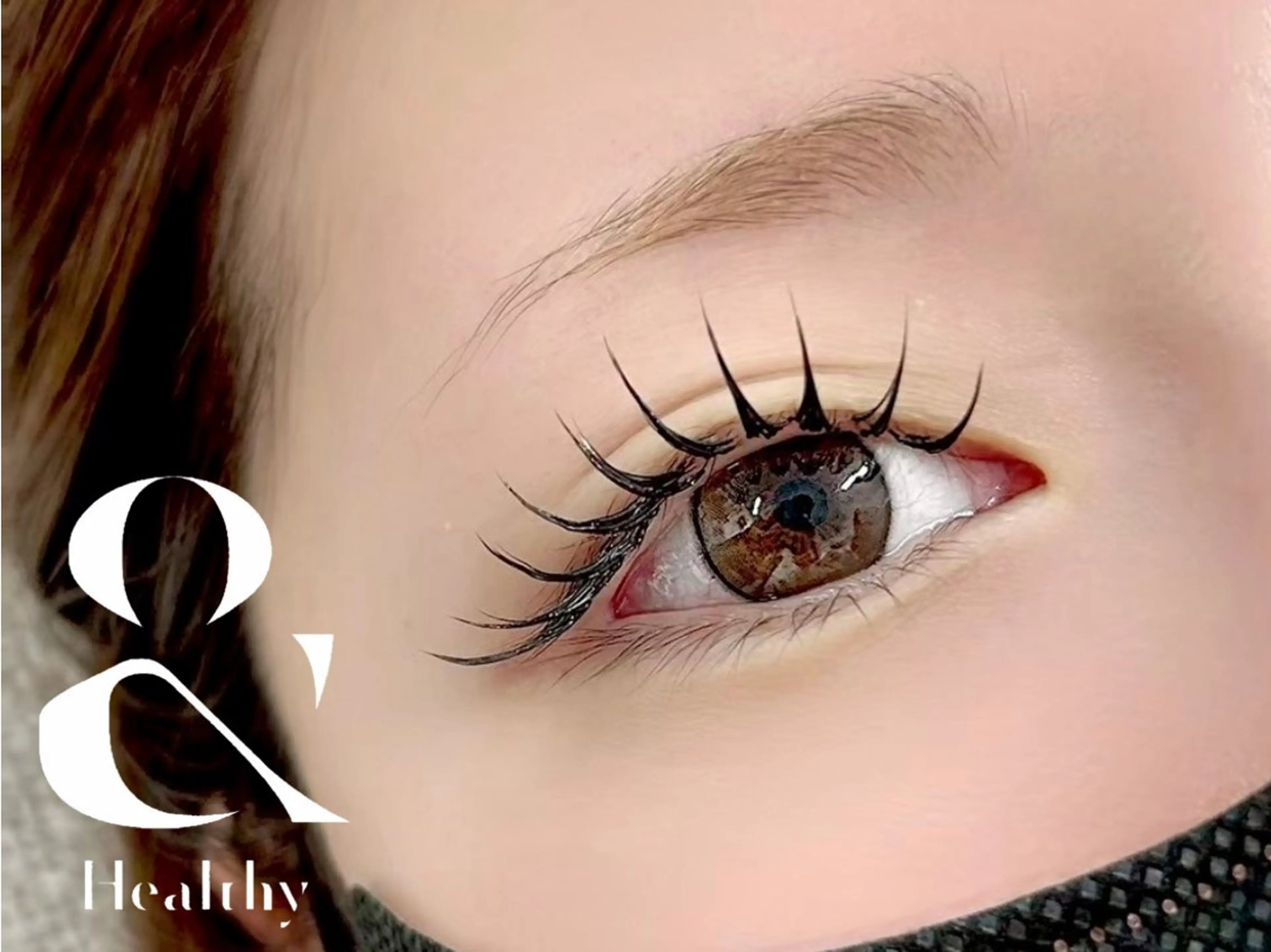 【LEDエクステ×まつ毛パーマ🫧】 アンドヘルシー80本🕊️の写真