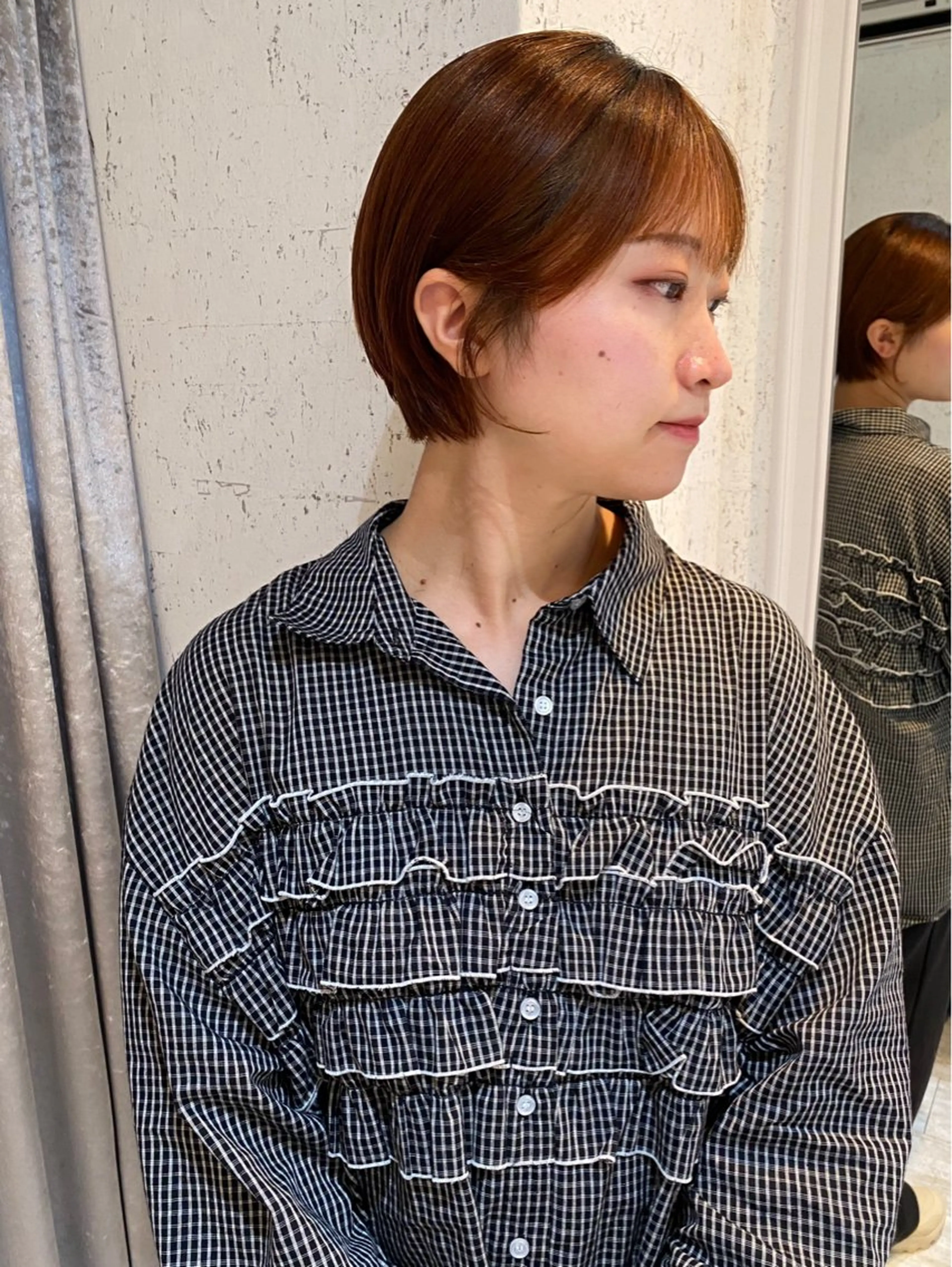 ショート カラー パーマ カット ヘアカラー 縮毛矯正 トリートメント mai / linoah˚✧のヘアスタイル