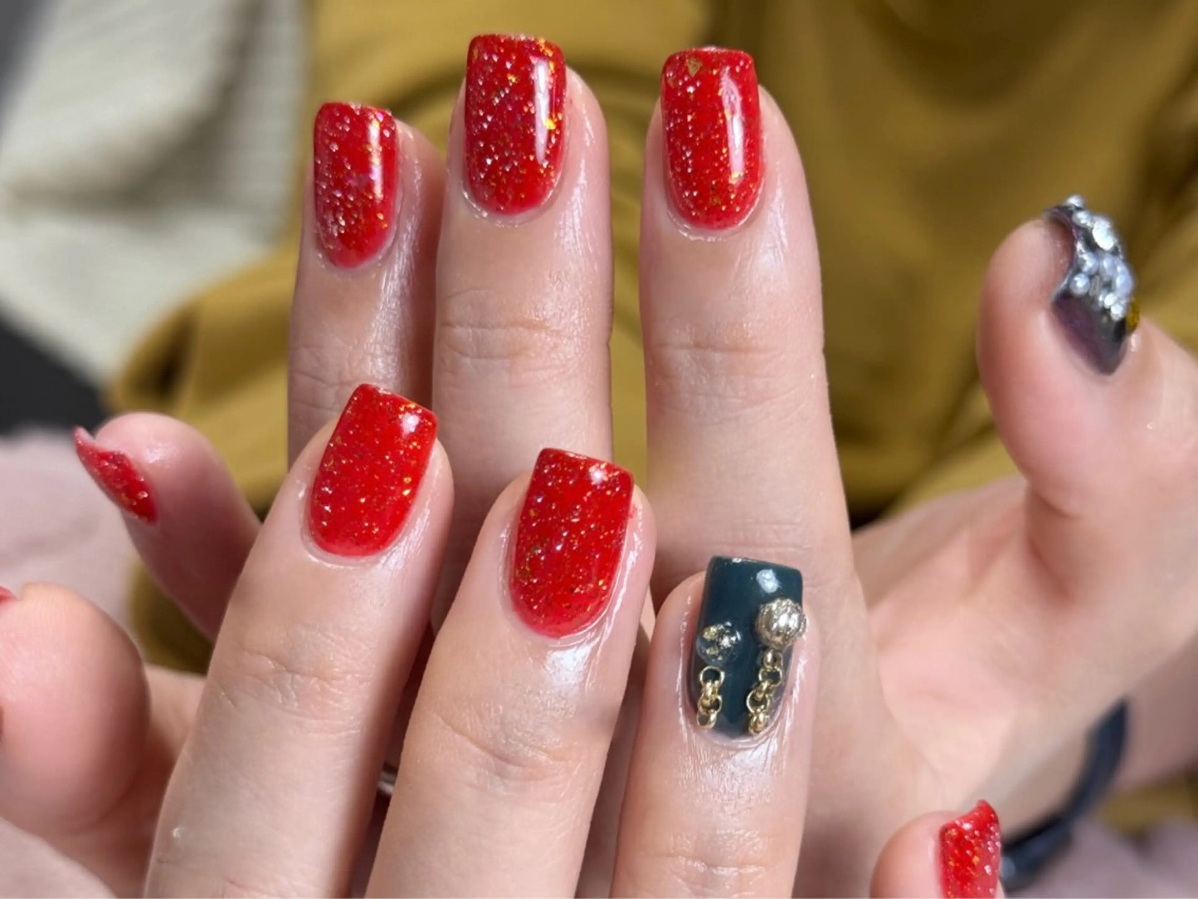 ネイル 冬ネイル クリスマス ハンドネイル LinoTino nailのネイルデザイン
