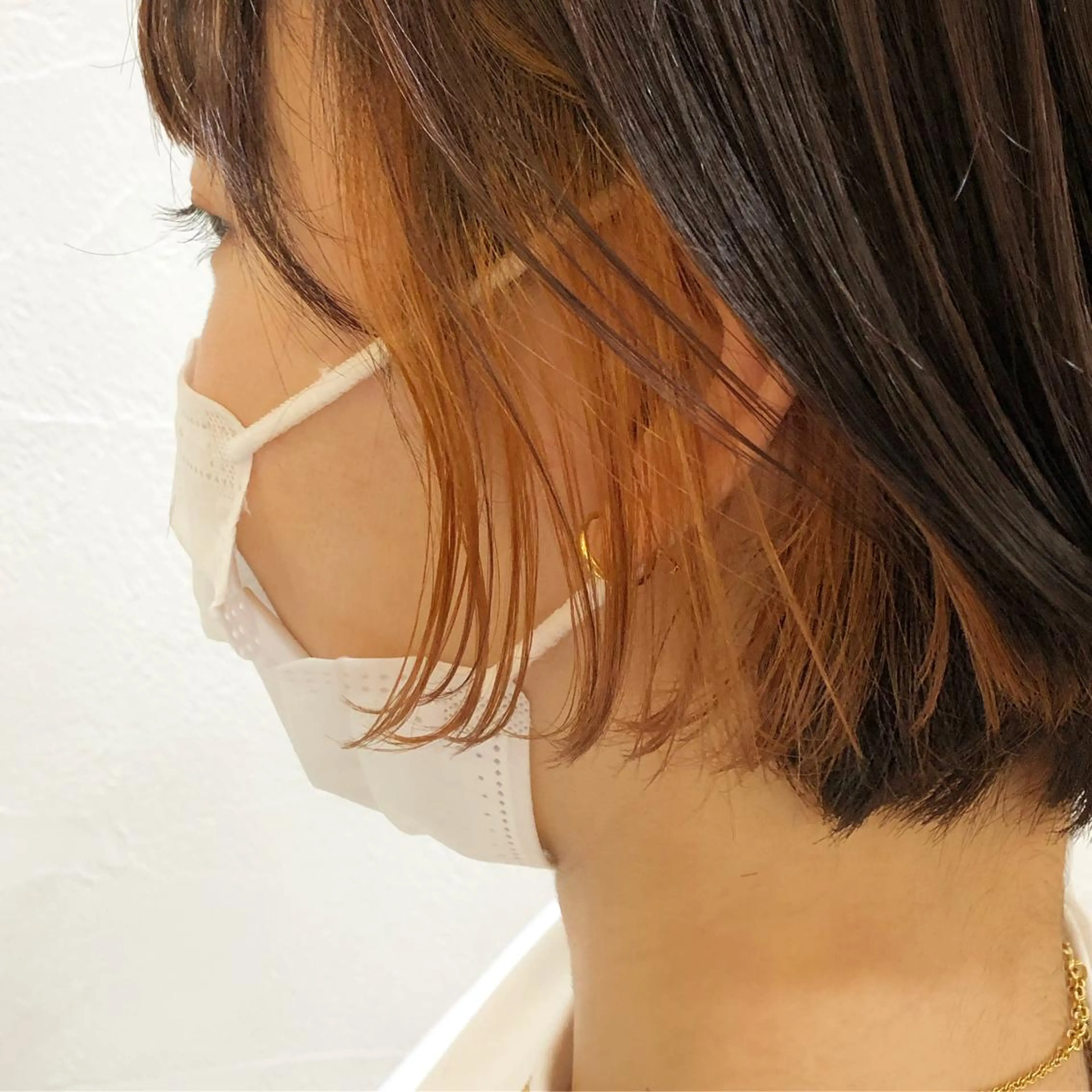 ショート カラー インナーカラー ショートヘア 伊藤ゆかり/髪質改善 /透明感カラーのヘアスタイル