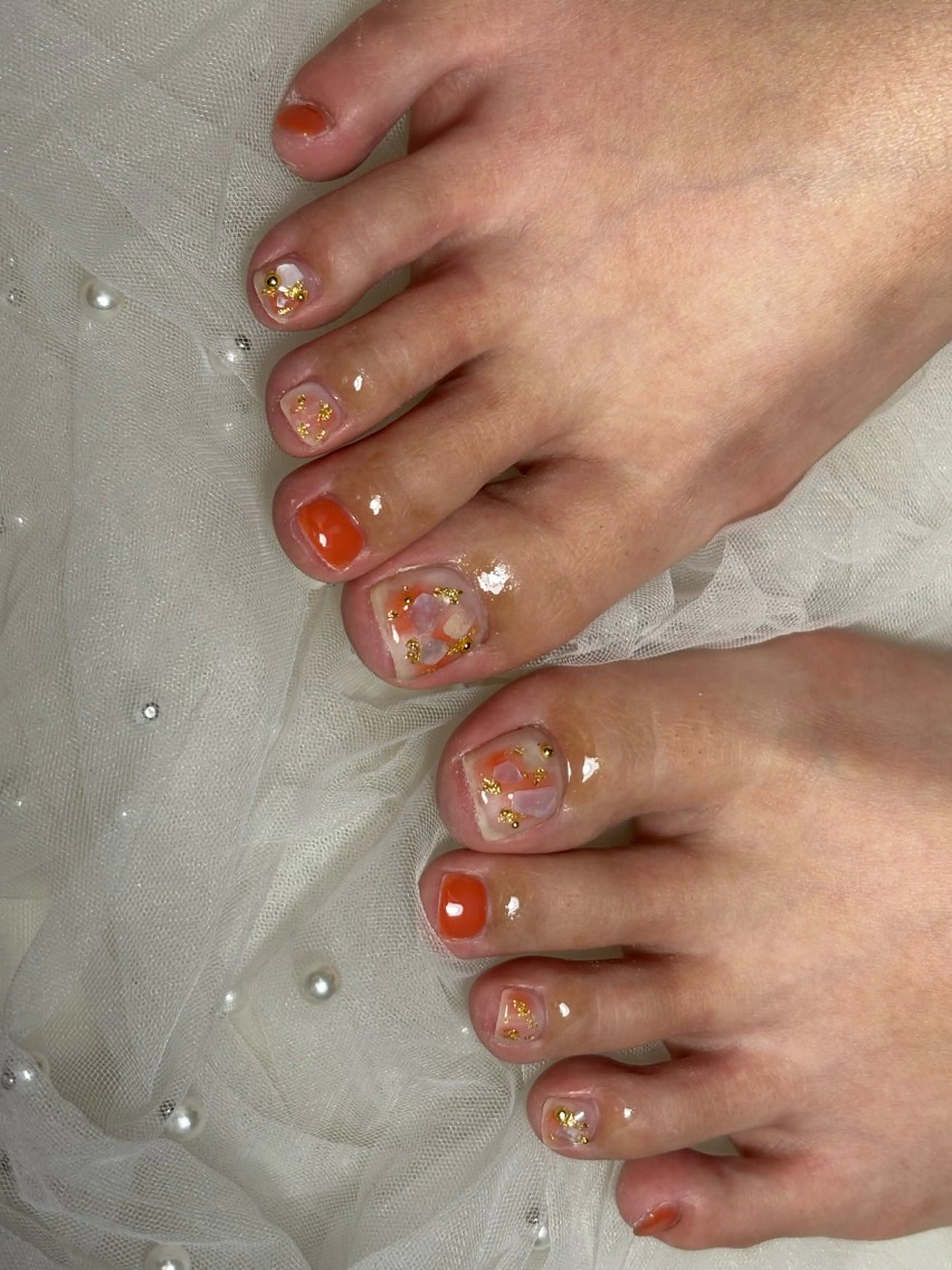 ネイル ハンドネイル フットネイル ✴︎ Delightのネイルデザイン