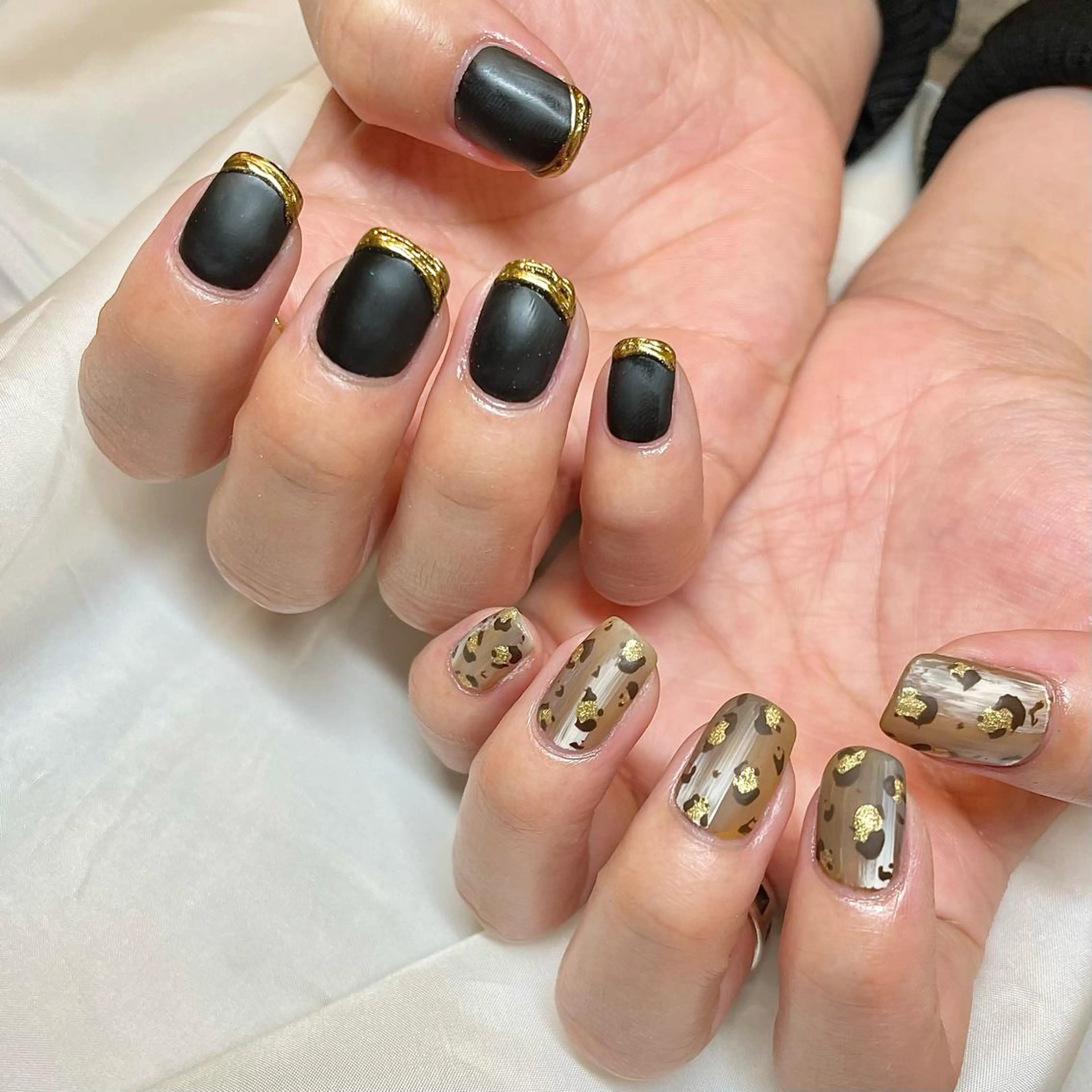 ショート カラー パーマ ヘアアレンジ メンズ キッズ ネイル マツエク・マツパ アイブロウ アニマル柄 フレンチネイル ミラーネイル nail&eye Aoのマツエク・マツパデザイン