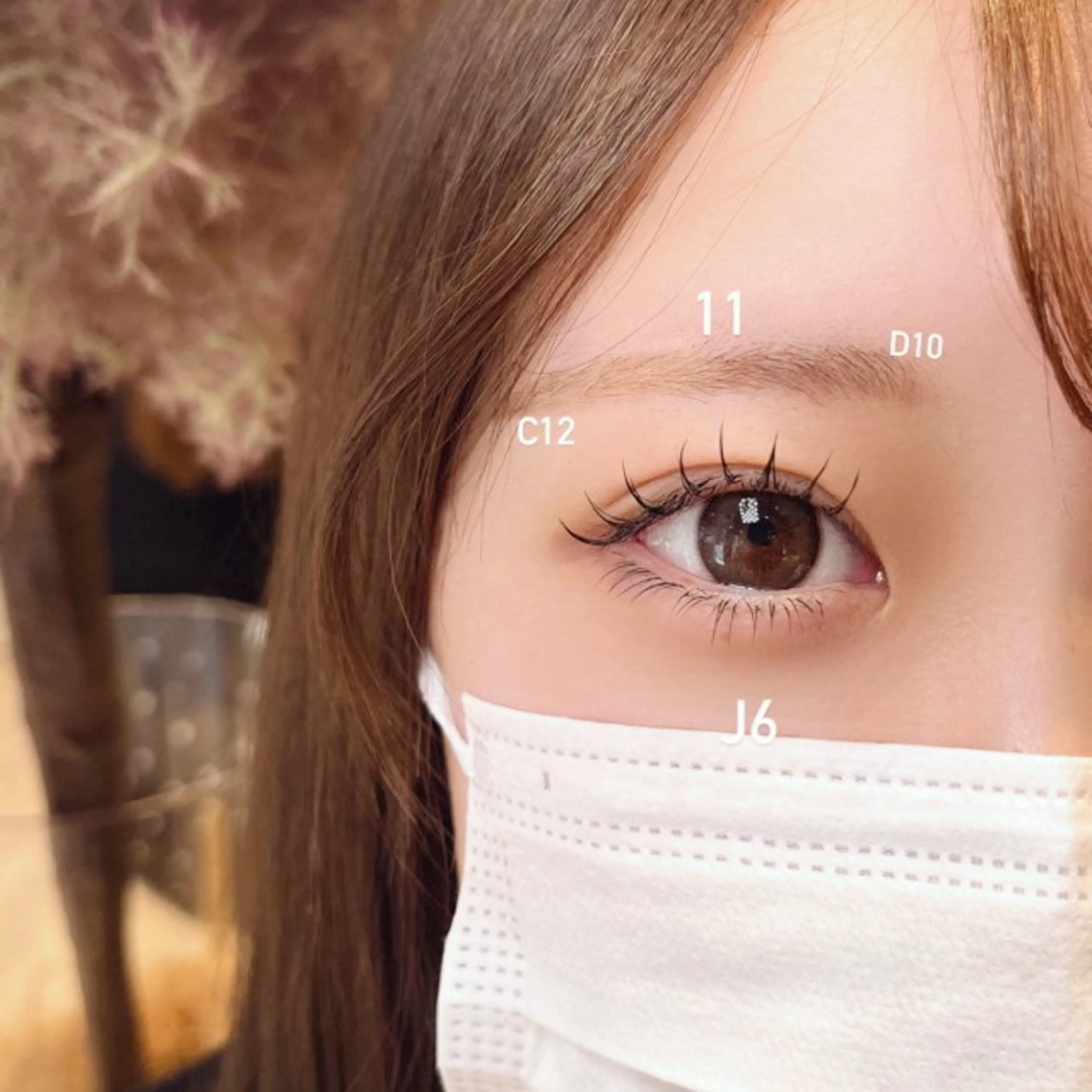 マツエク・マツパ 下まつげエクステ マツエク CHERIE blanc.西中島店所属・CHERIE. blanc徒歩3分のマツエク・マツパデザイン