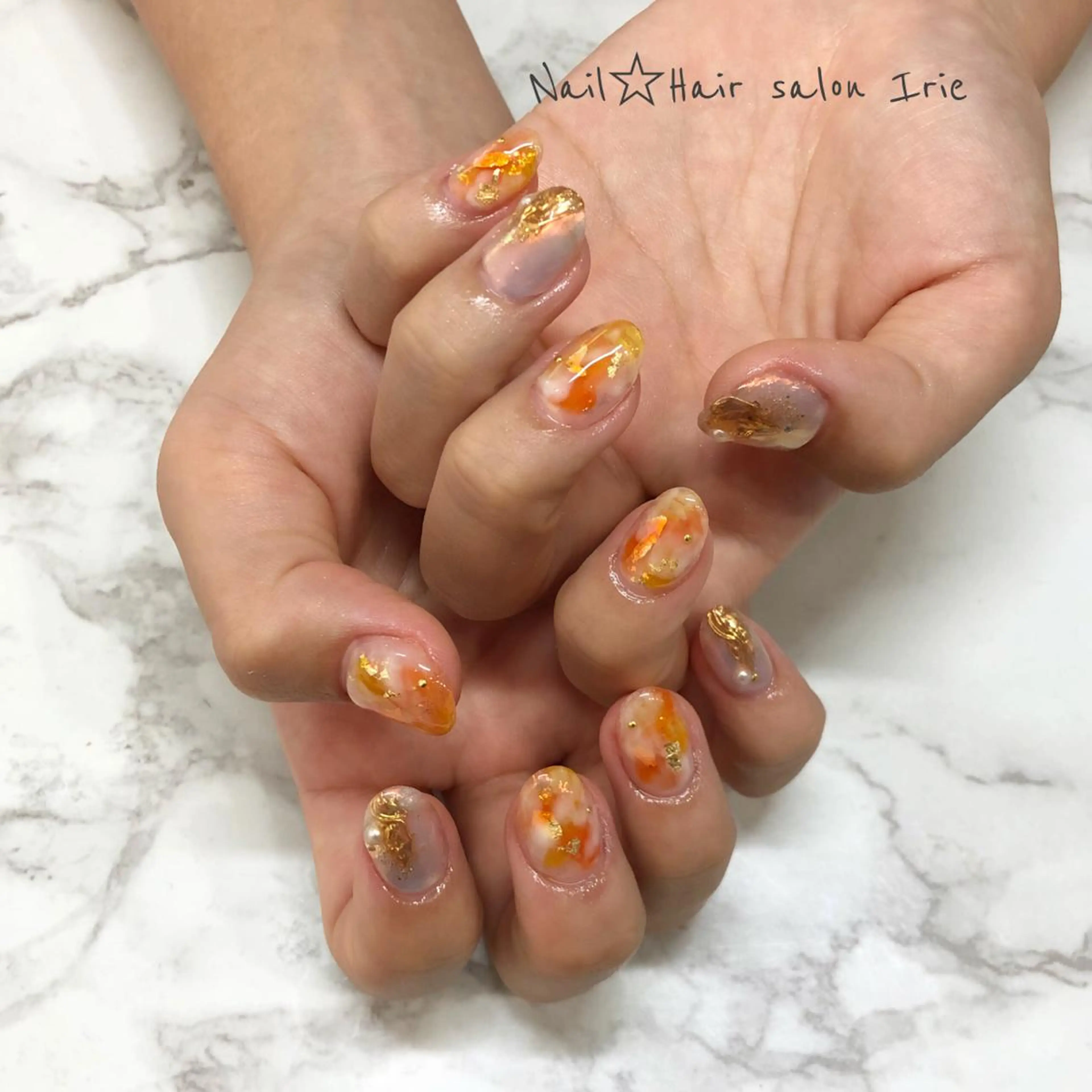 ネイル ハンドネイル Hair salon Irie所属・與儀 知佳のネイルデザイン