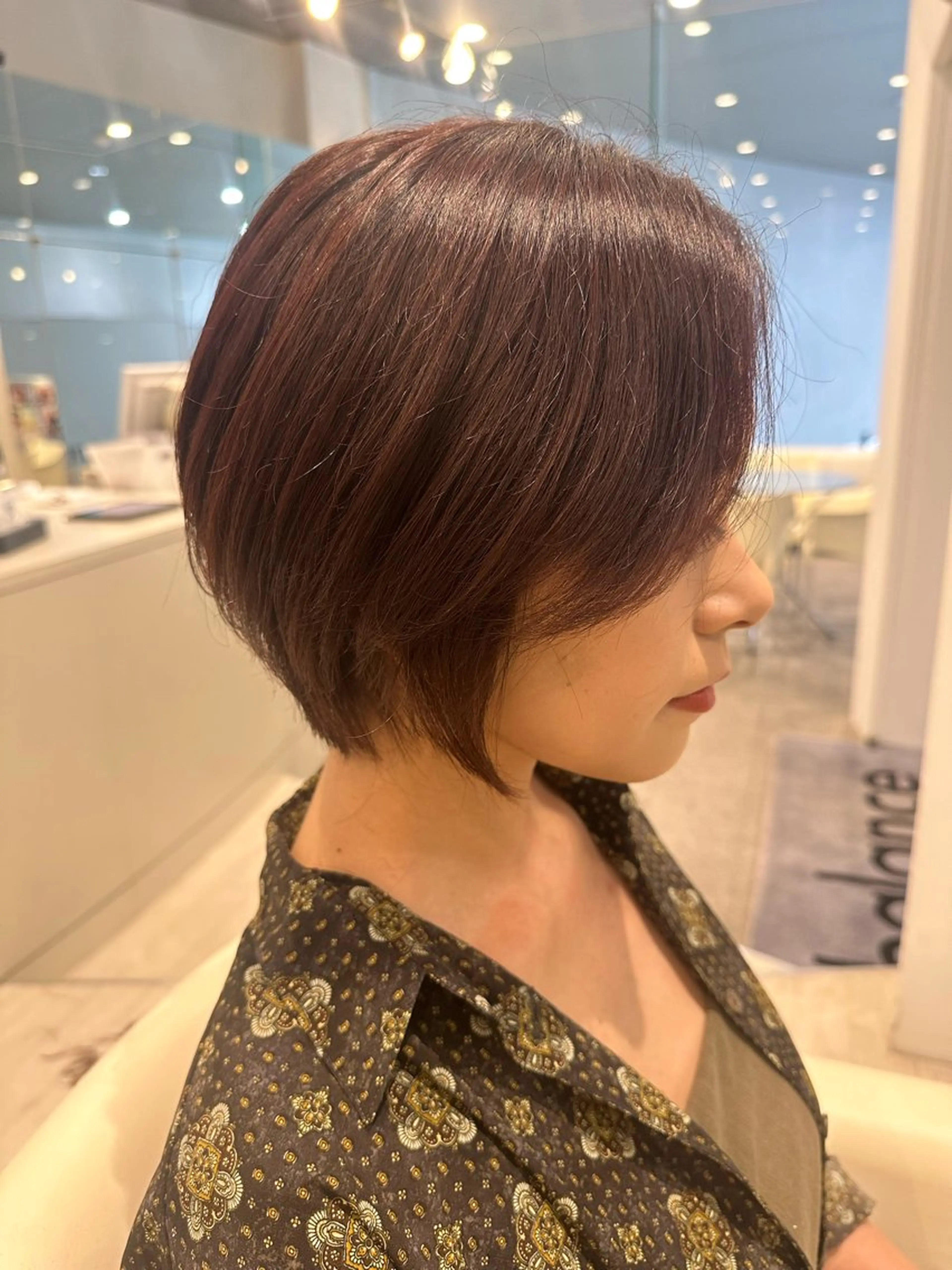 ショート カラー くびれヘア ショートヘア 井上 凜太郎のヘアスタイル