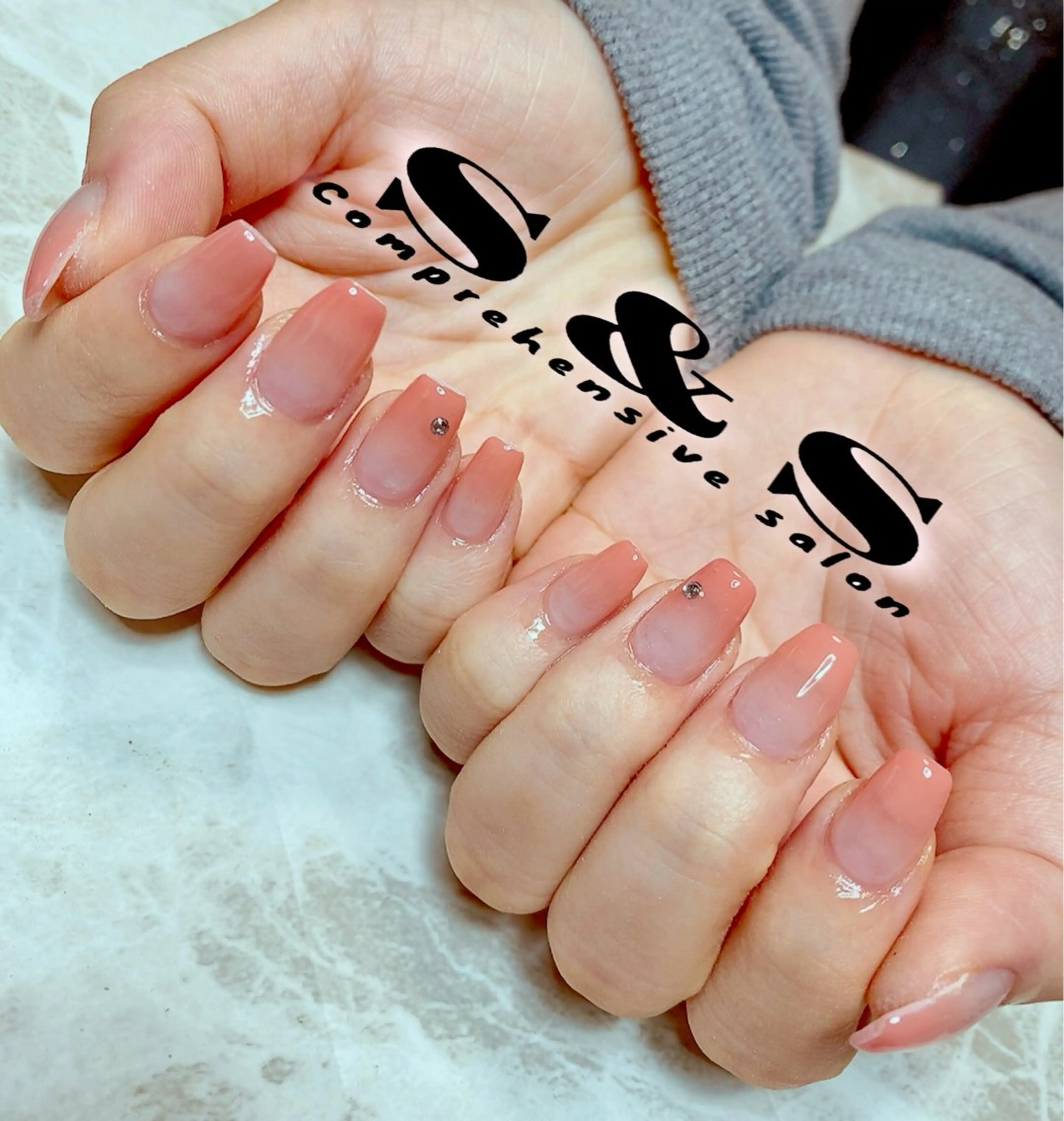 ネイル 長さ出し メンズネイル 持ち込み スカルプネイル S&S 村田小百合のネイルデザイン