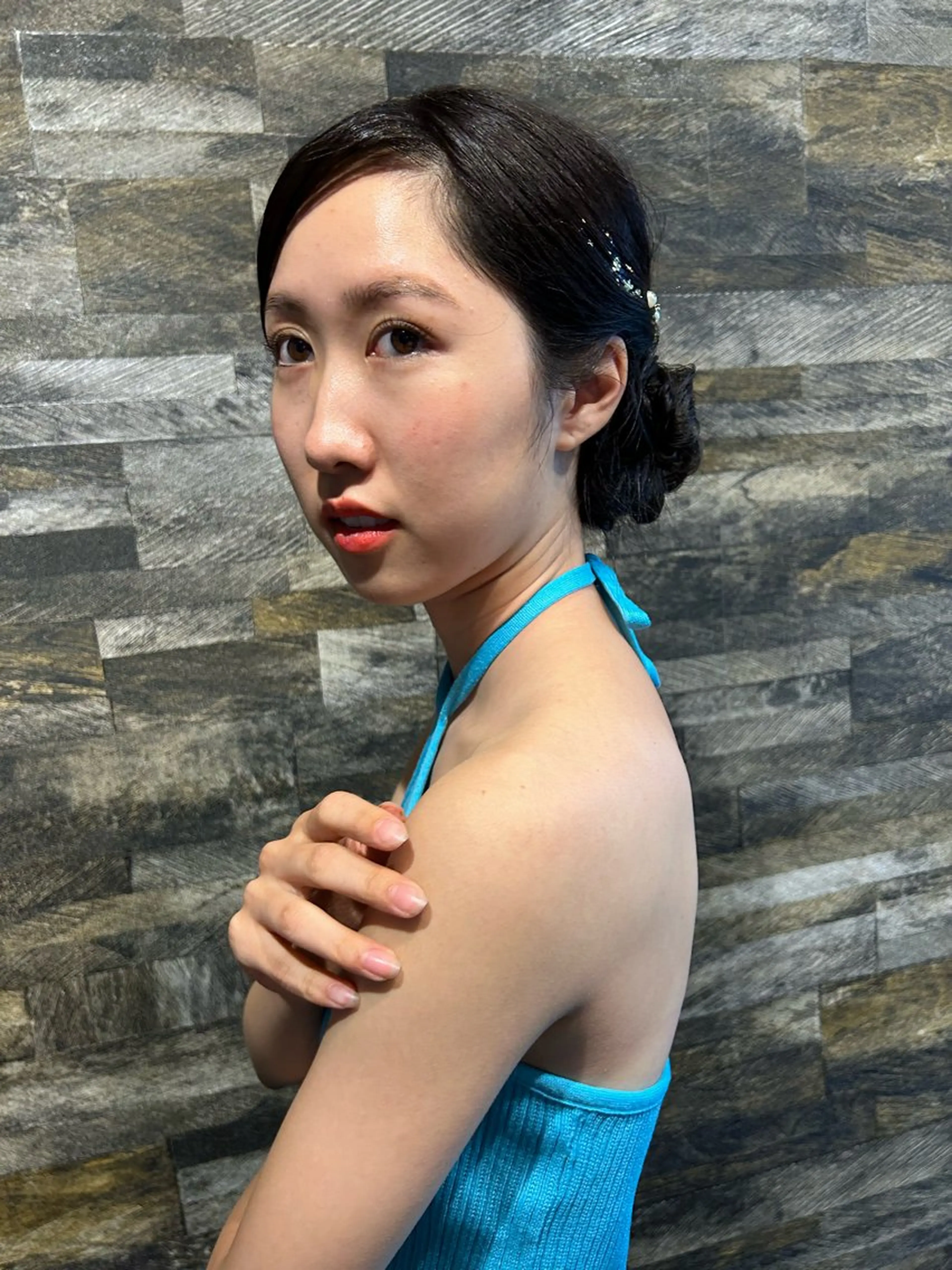ロング ヘアアレンジ 結婚式・ブライダル ヘアセット 飯塚 沙衣のヘアスタイル