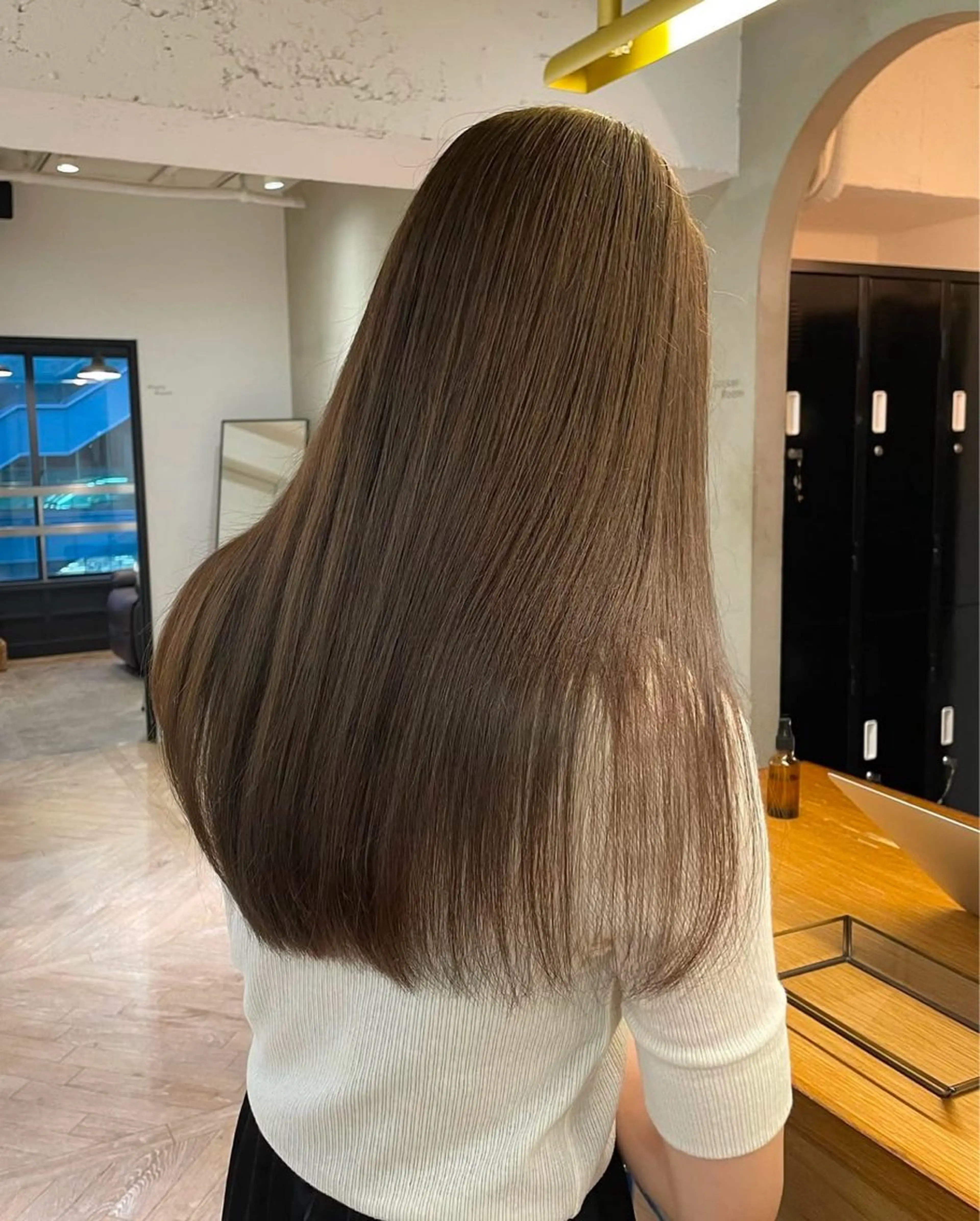 ロング カラー ベージュカラー ダブルカラー 透明感×レイヤーカッ ト🌼kiraraのヘアスタイル