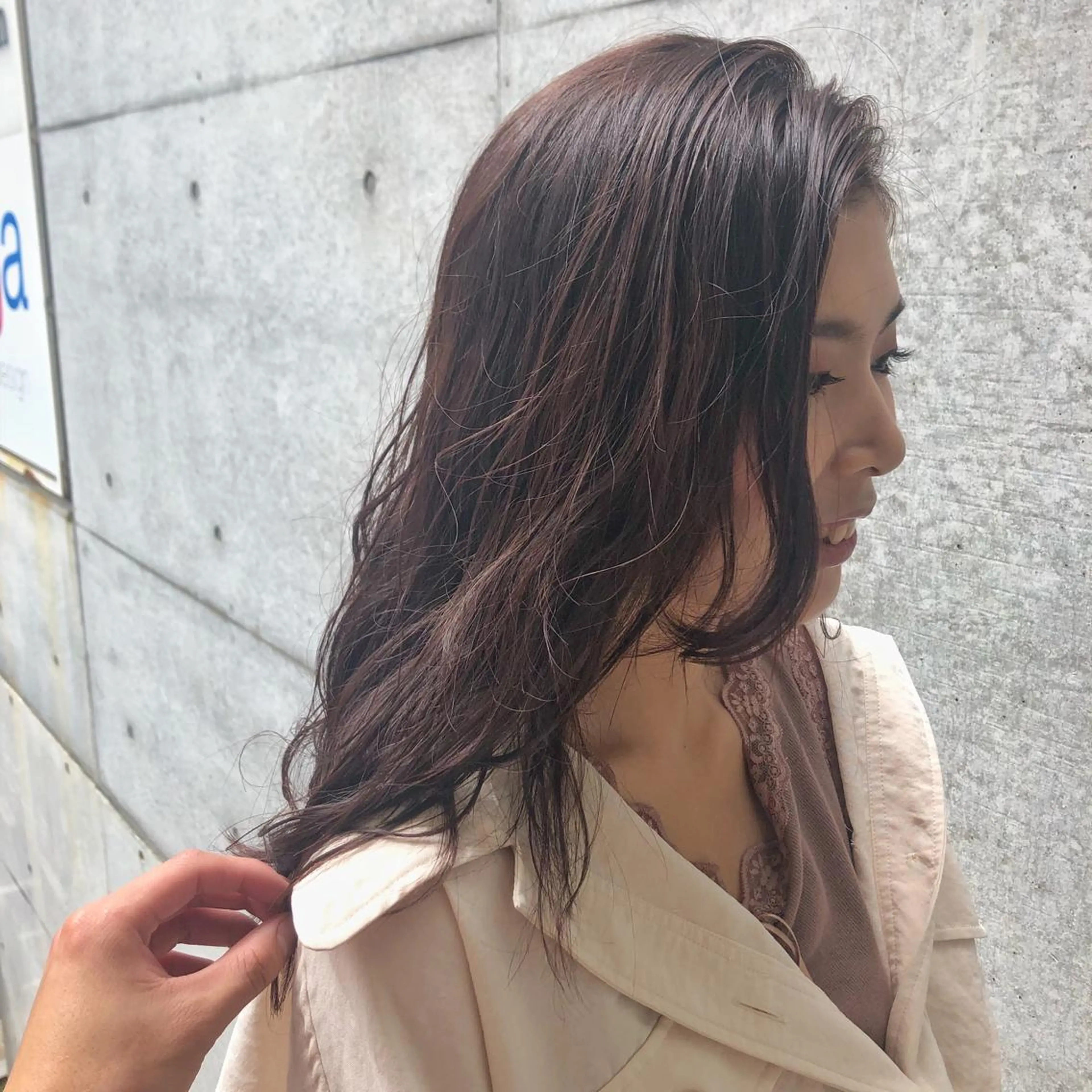セミロング メンズ特化美容師 ハスイルイのヘアスタイル