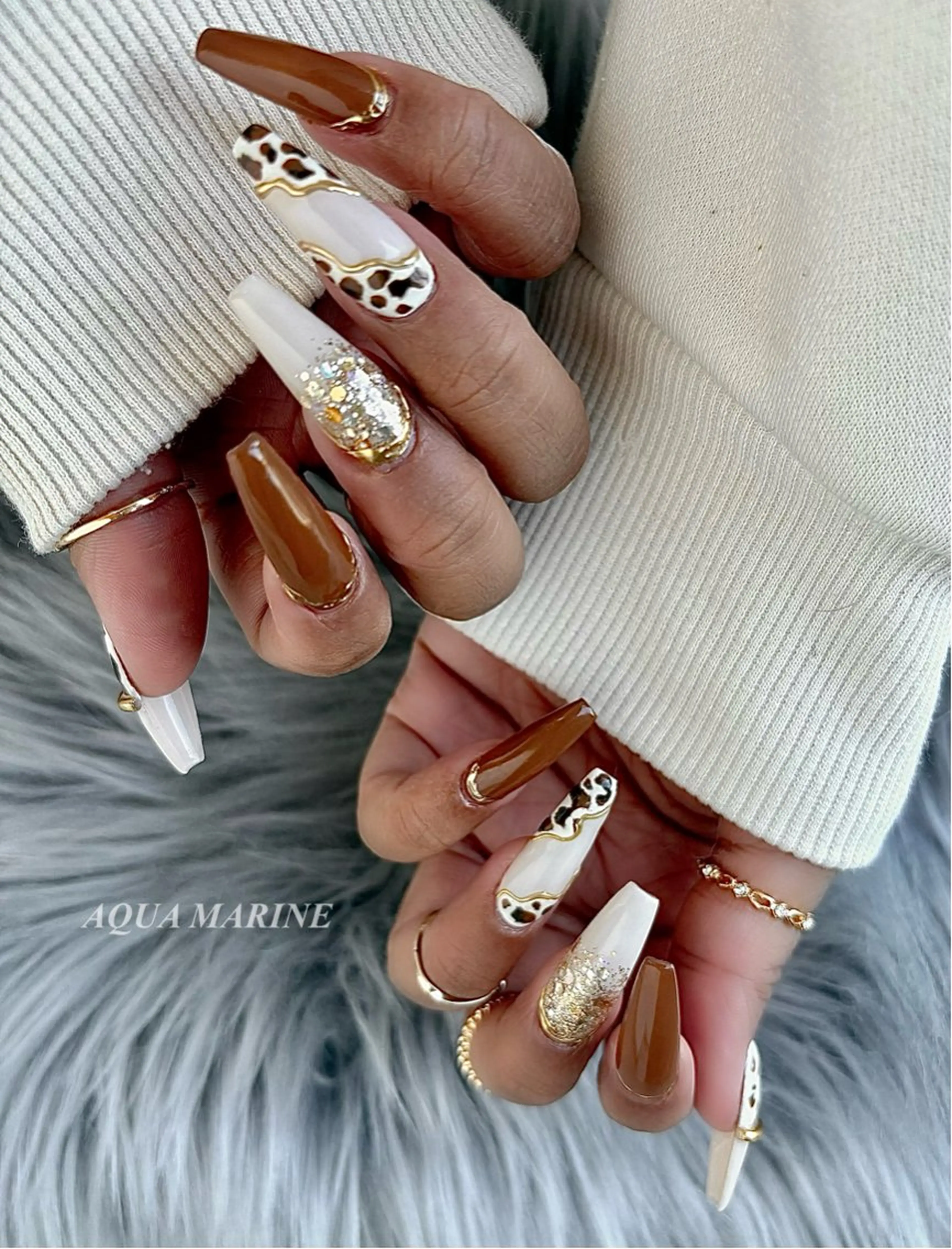 ネイル ジェルネイル ネイルチップ ハンドネイル RICO ️のネイルデザイン