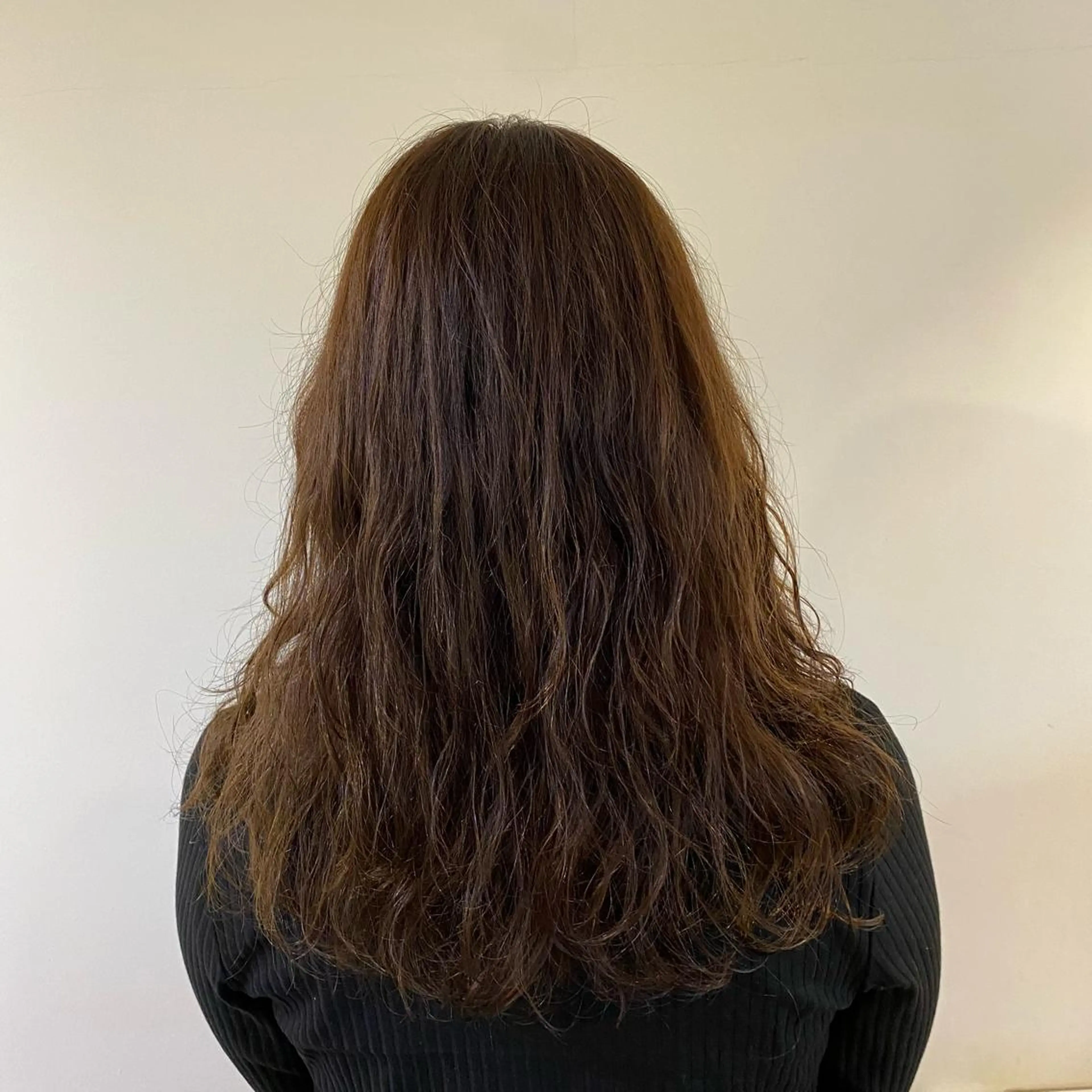 セミロング アッシュ アッシュブラウン ヘアカラー トリートメント geep Ryoyaのヘアスタイル