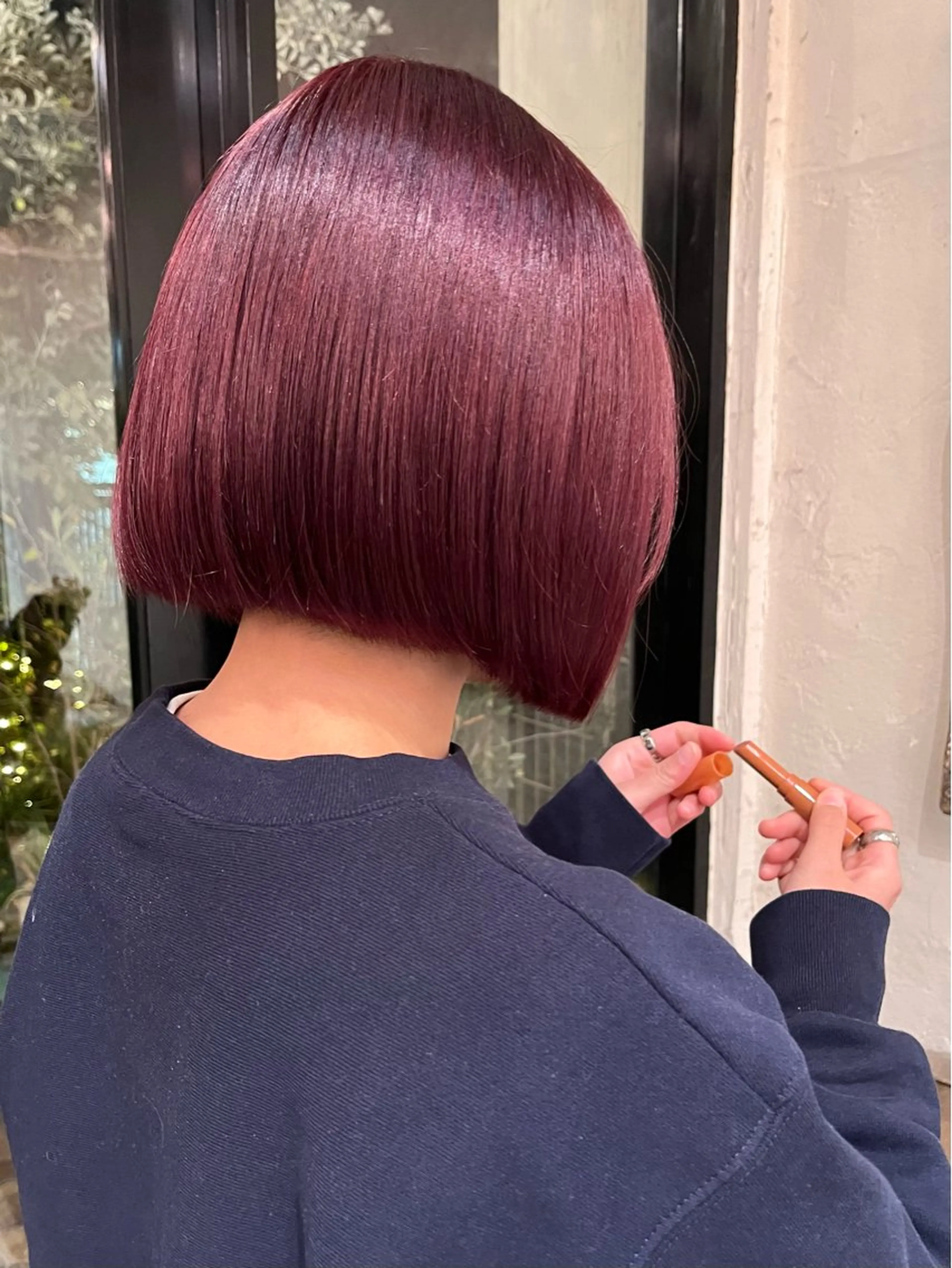 ショート カラー ラベンダーカラー ピンクカラー ピンクラベンダー rise /メンズカットのヘアスタイル
