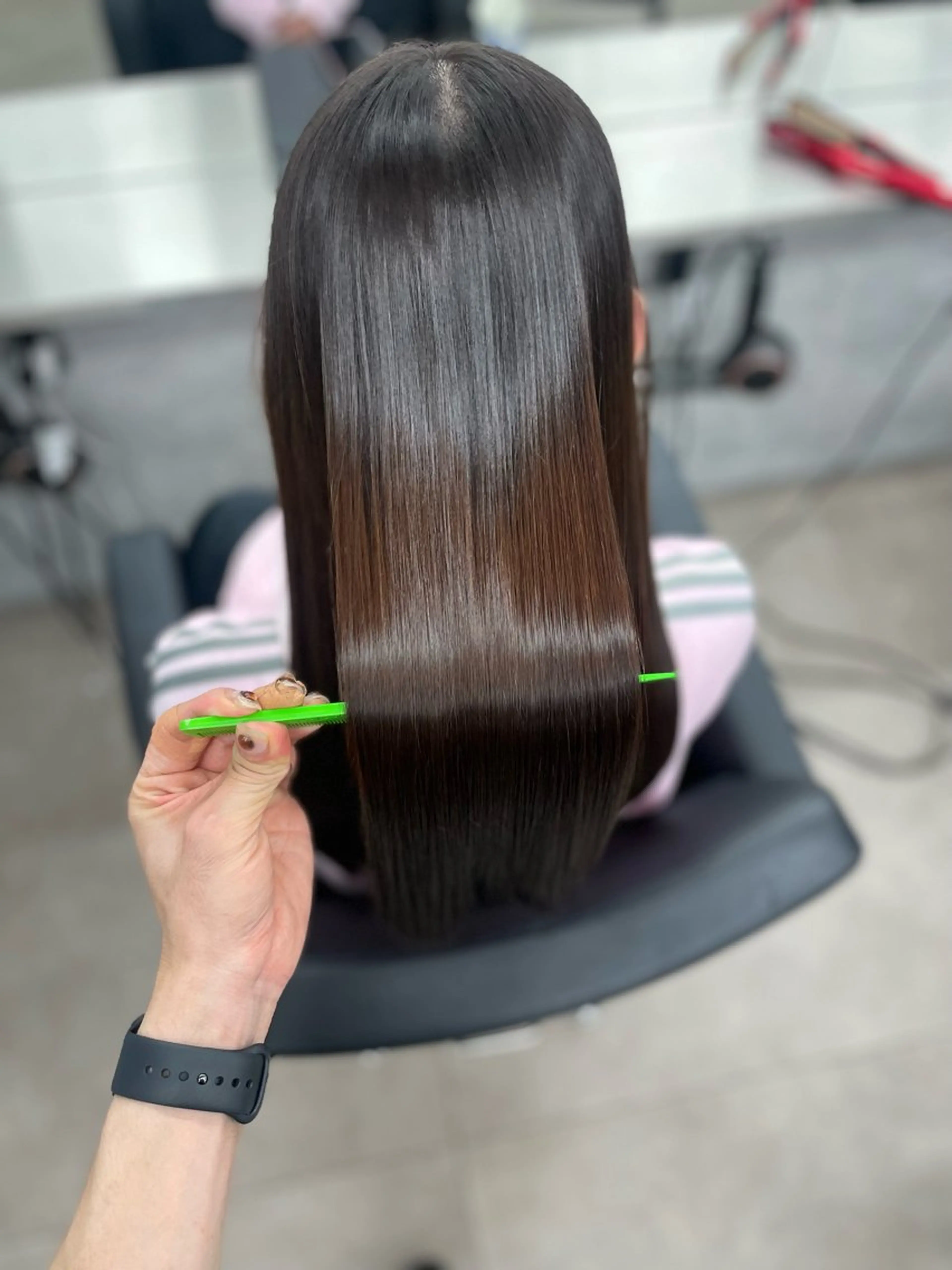 ロング カット 縮毛矯正 トリートメント CYNTHIADUE 店長✂︎IRISUのヘアスタイル