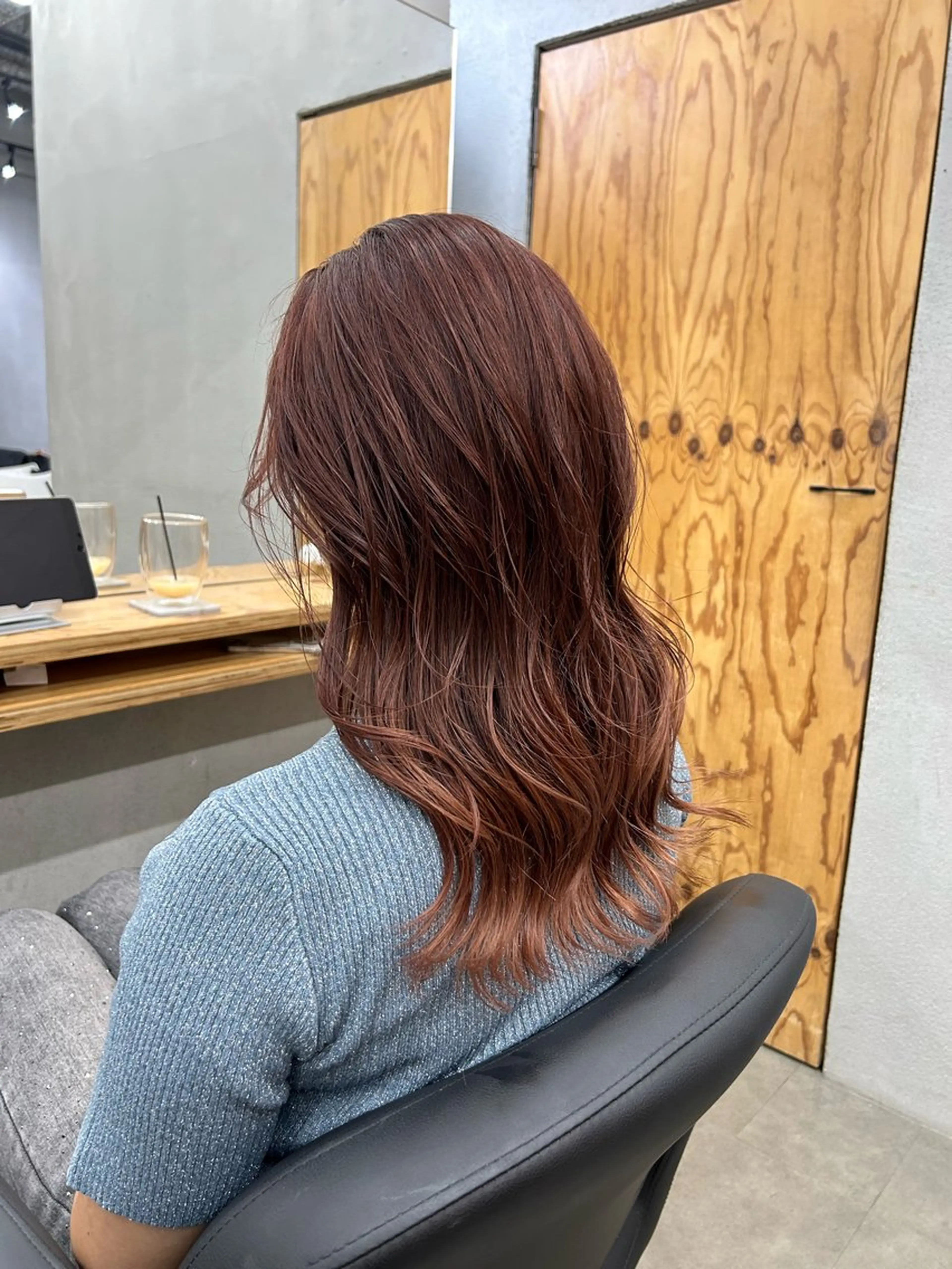 セミロング カット ヘアカラー トリートメント ひより ／Nのヘアスタイル