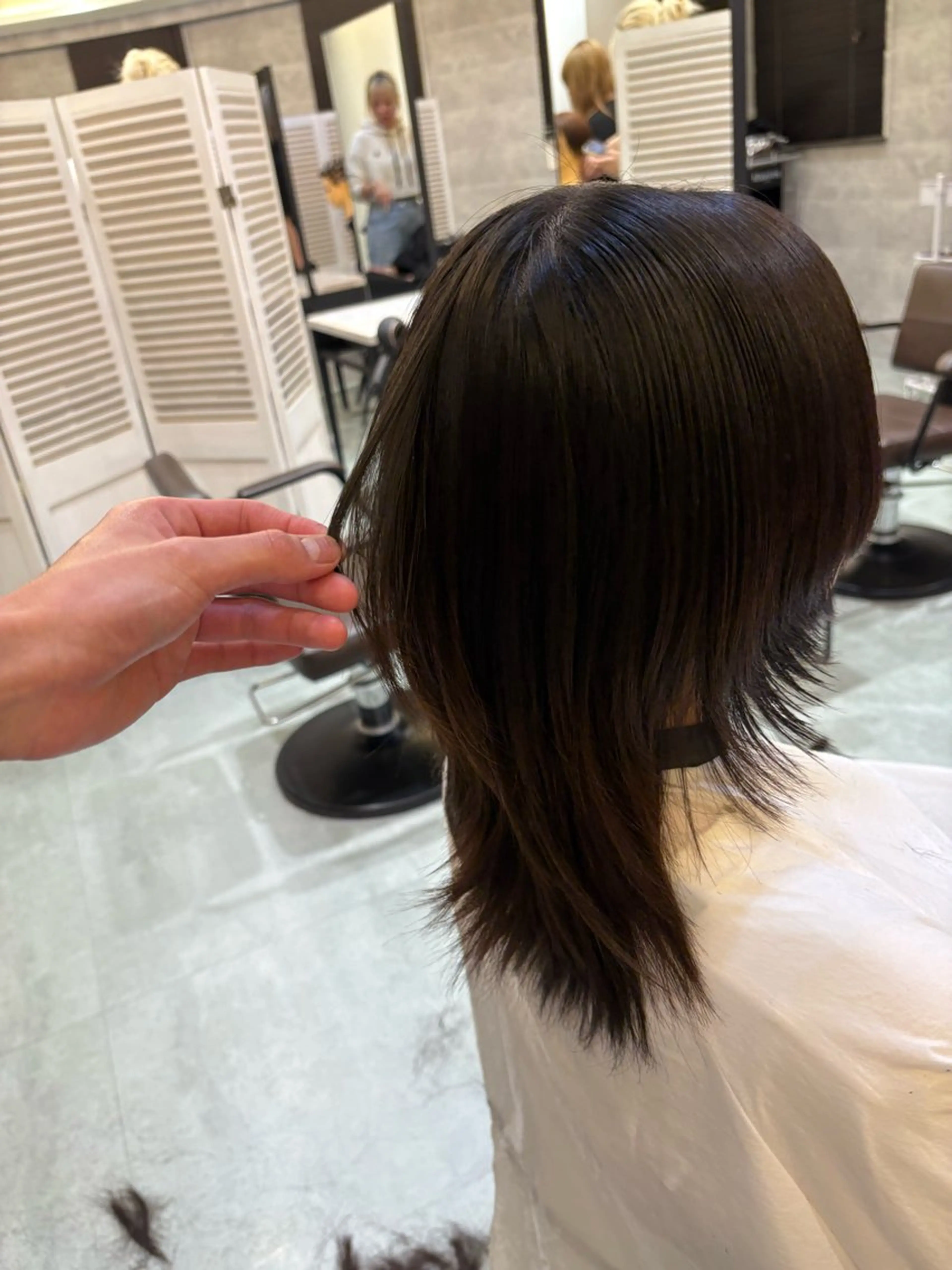 ミディアム ウルフカット ケアブリーチ🌟 ♢WATARU♢のヘアスタイル