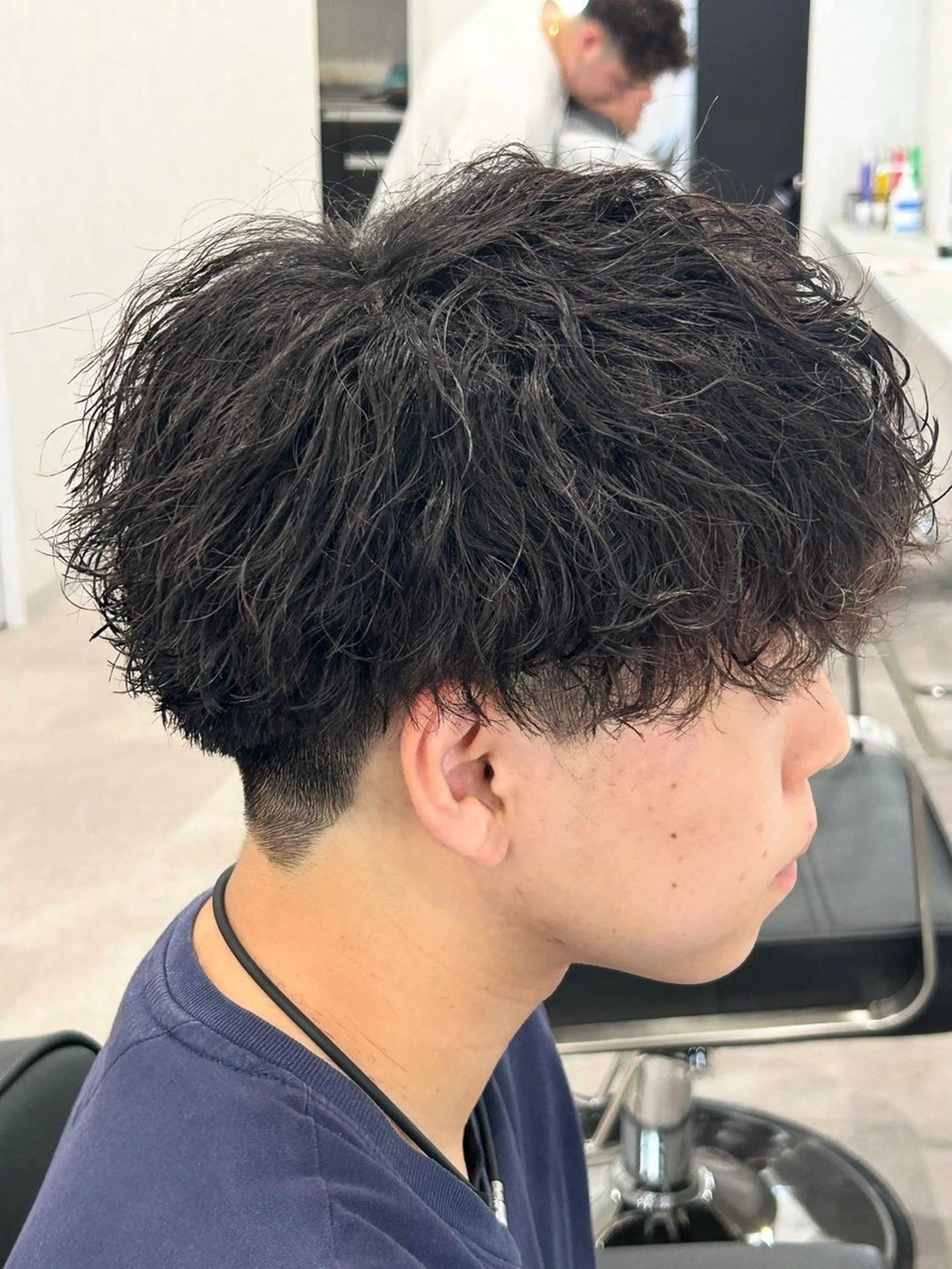 ショート カット パーマ 革命🔥朝楽☀無造作 パーマ SHOTAのヘアスタイル