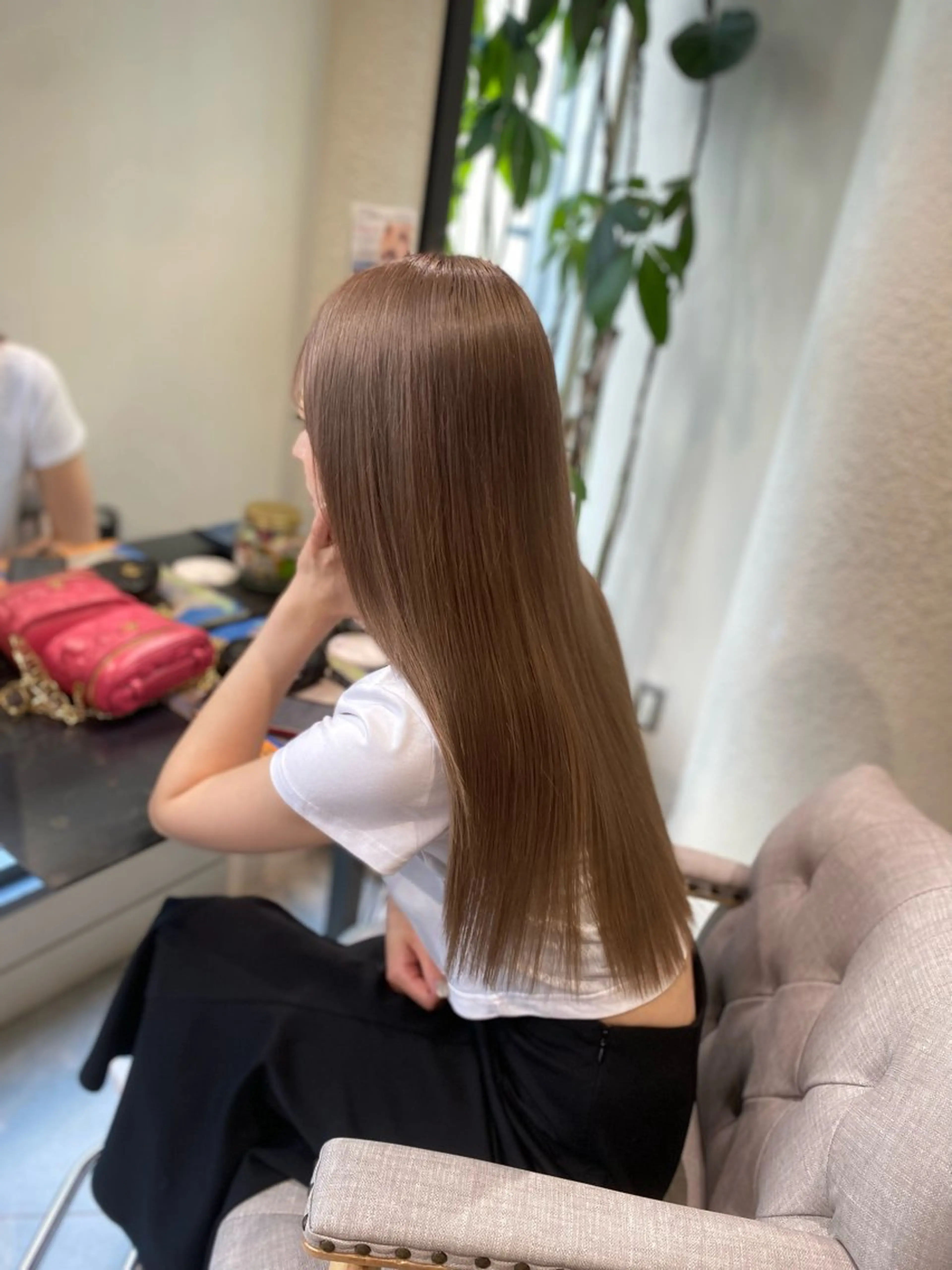 カラー ヘアカラー トリートメント ハイトーン✨艶髪💘 💘 AYANO💘のヘアスタイル