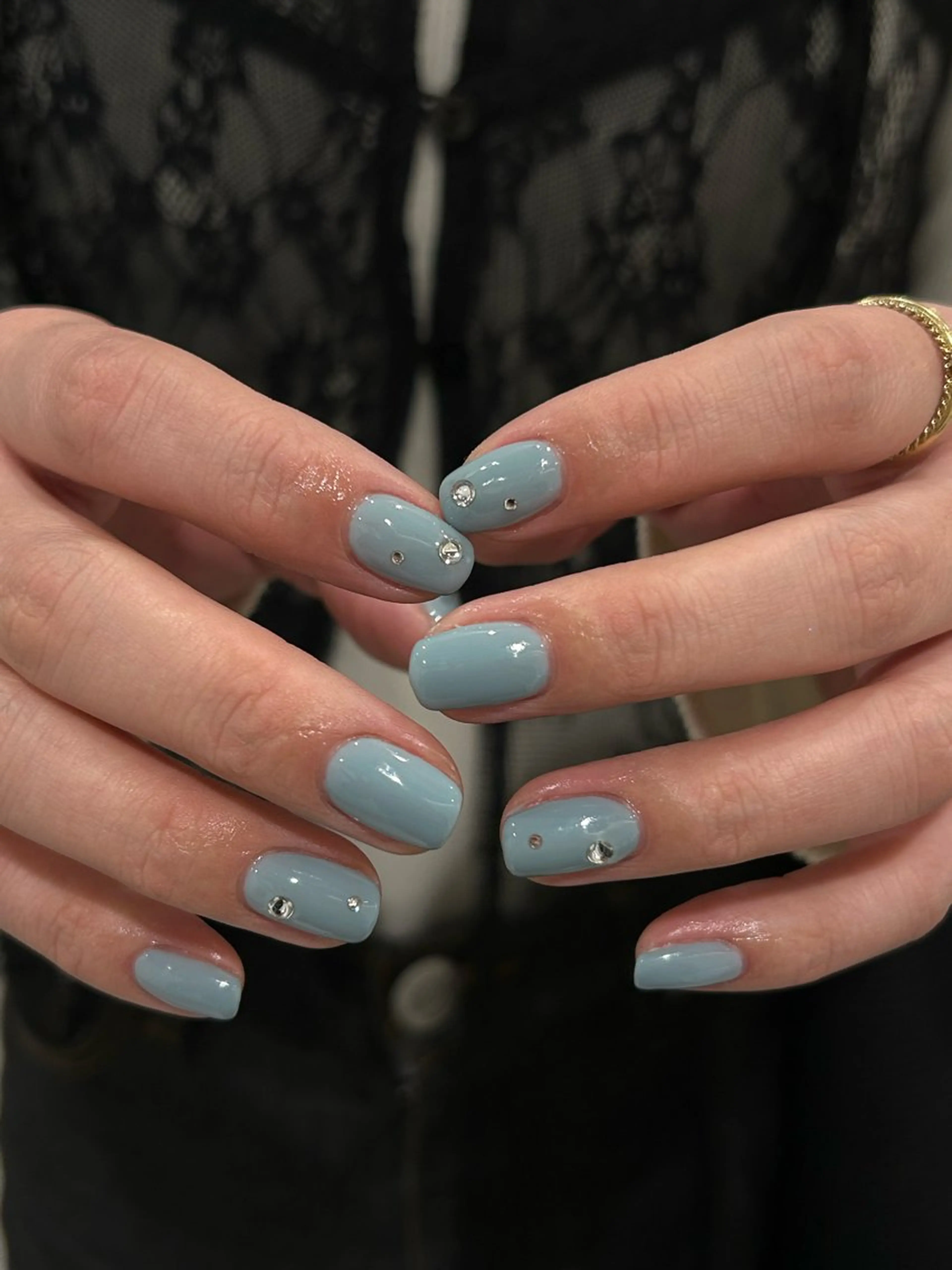 ネイル ストーンネイル Zen Neo 🪸YUKINE🪸のネイルデザイン