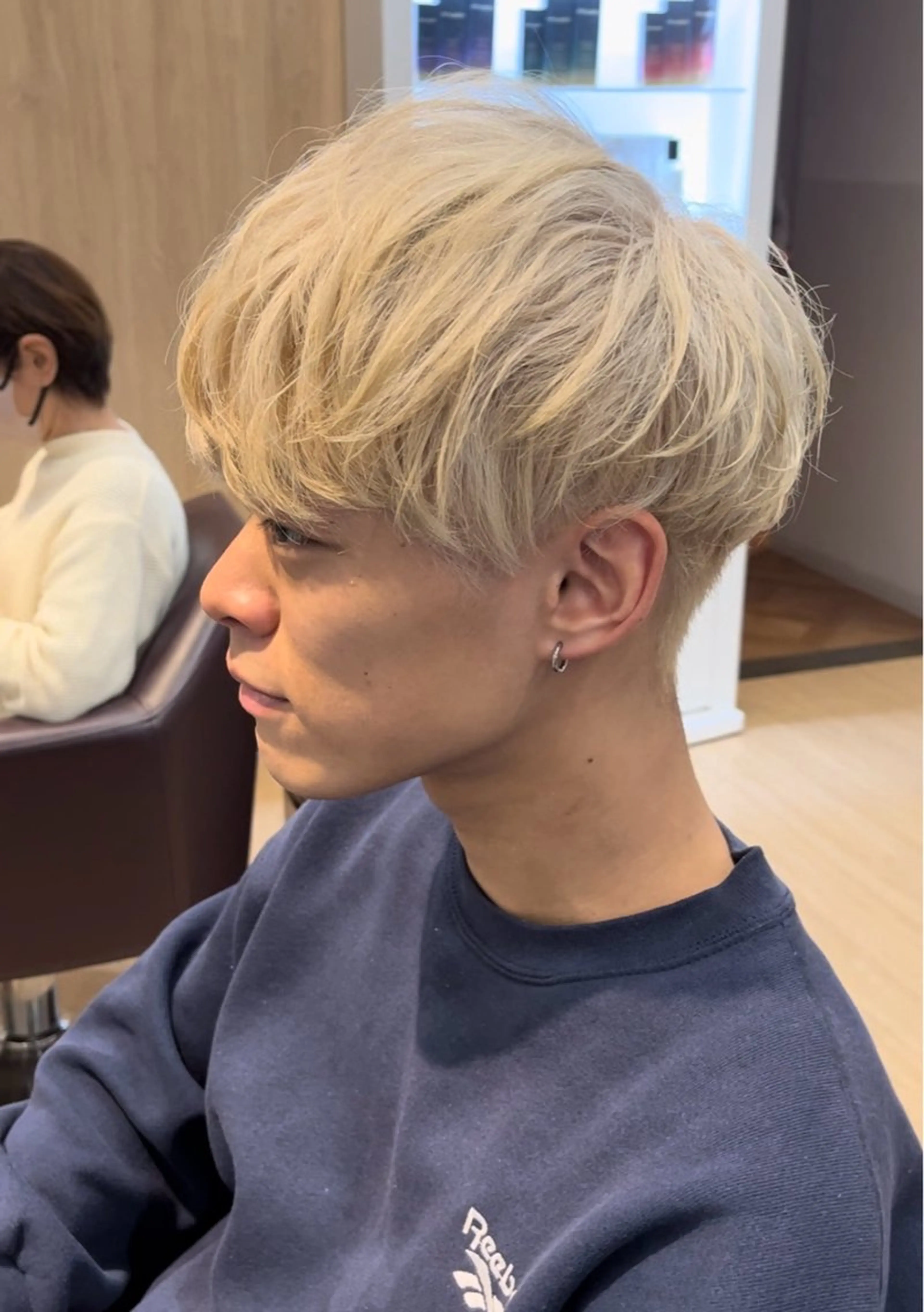 ミディアム カラー ブロンド ✨💈メンズヘア💈 ✨辻本実柚のヘアスタイル