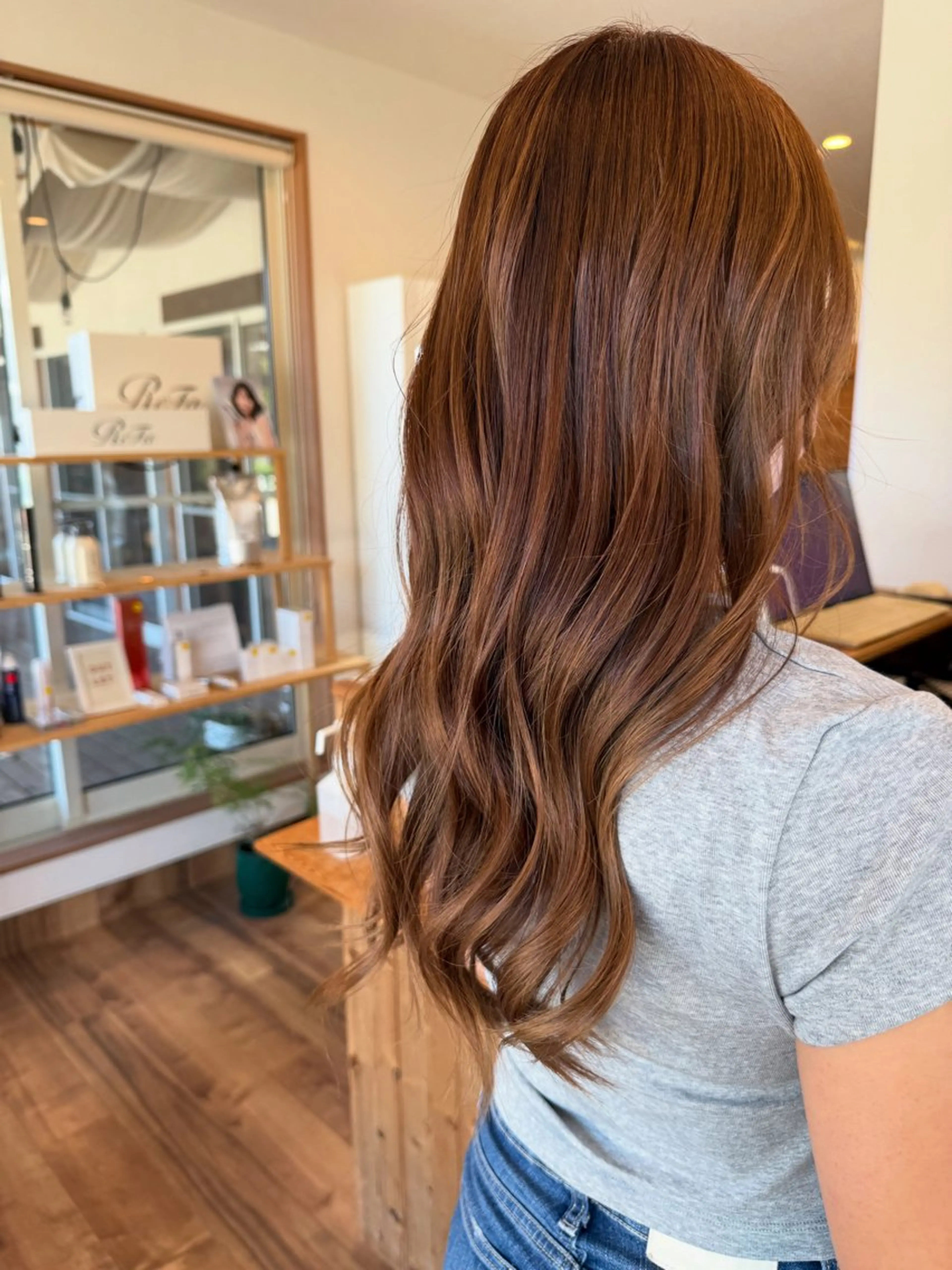 カラー ヘアカラー タガミ リンカのヘアスタイル