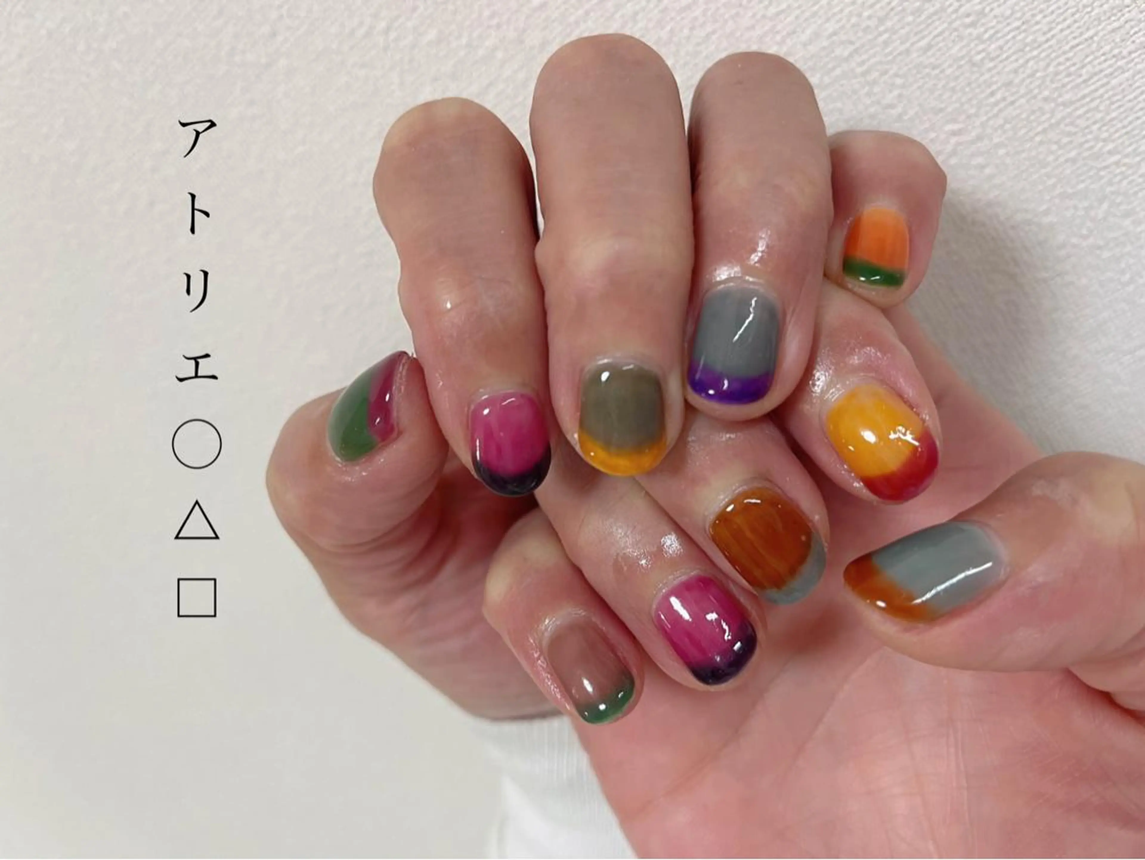 ネイル ハンドネイル アトリエ ○△□のネイルデザイン